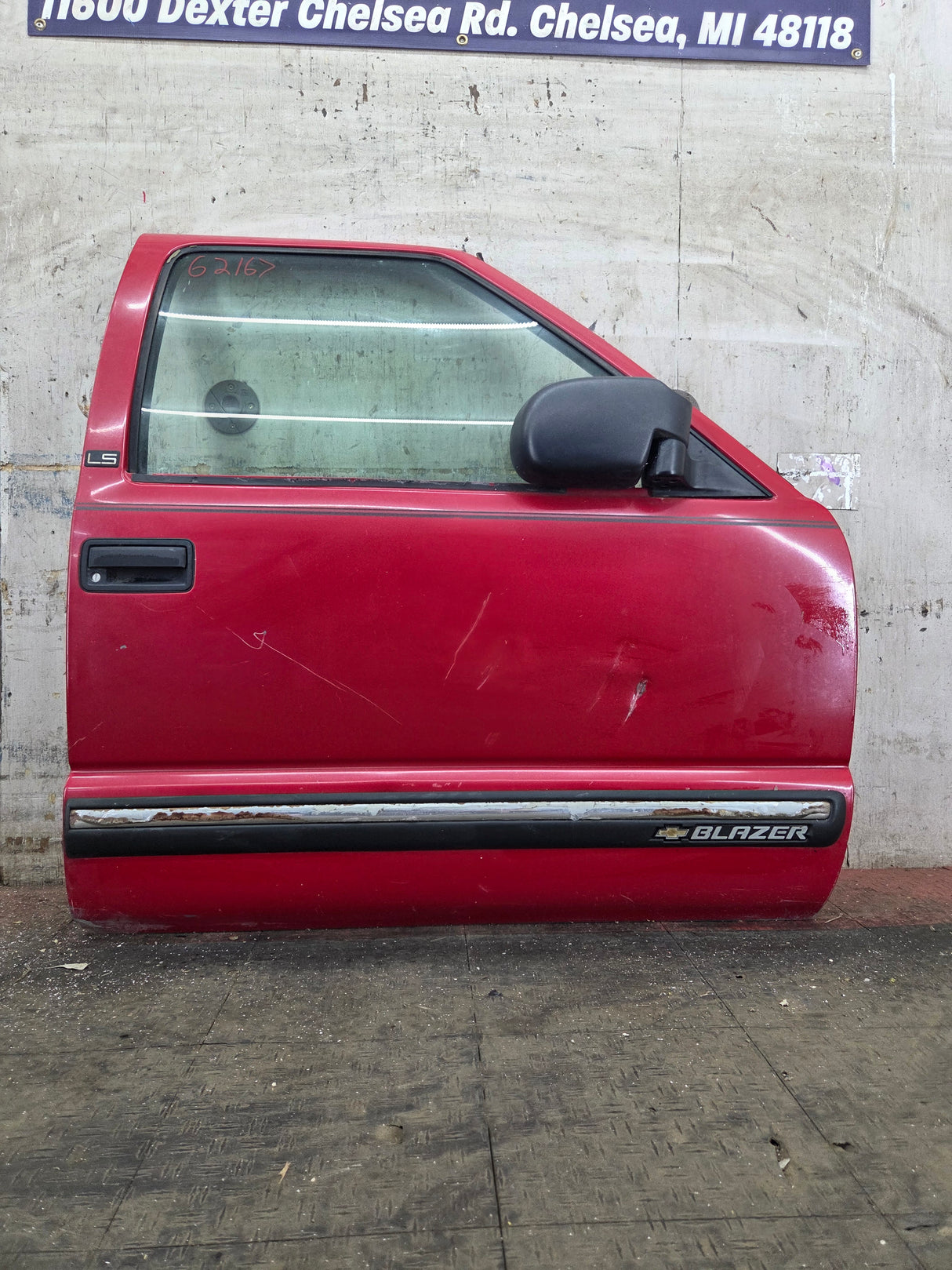 1994-2004 Chevrolet S10 /  GMC Sonoma RH Passenger Side Front Door