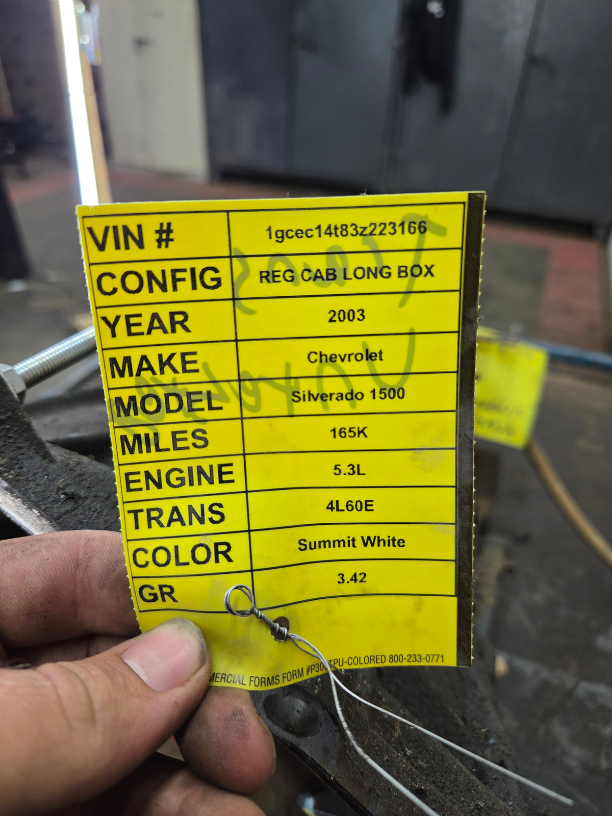 2003 Chevrolet GMC 5.3L 4L60E 2wd AUTOMATIC TRANSMISSION *Untested Core