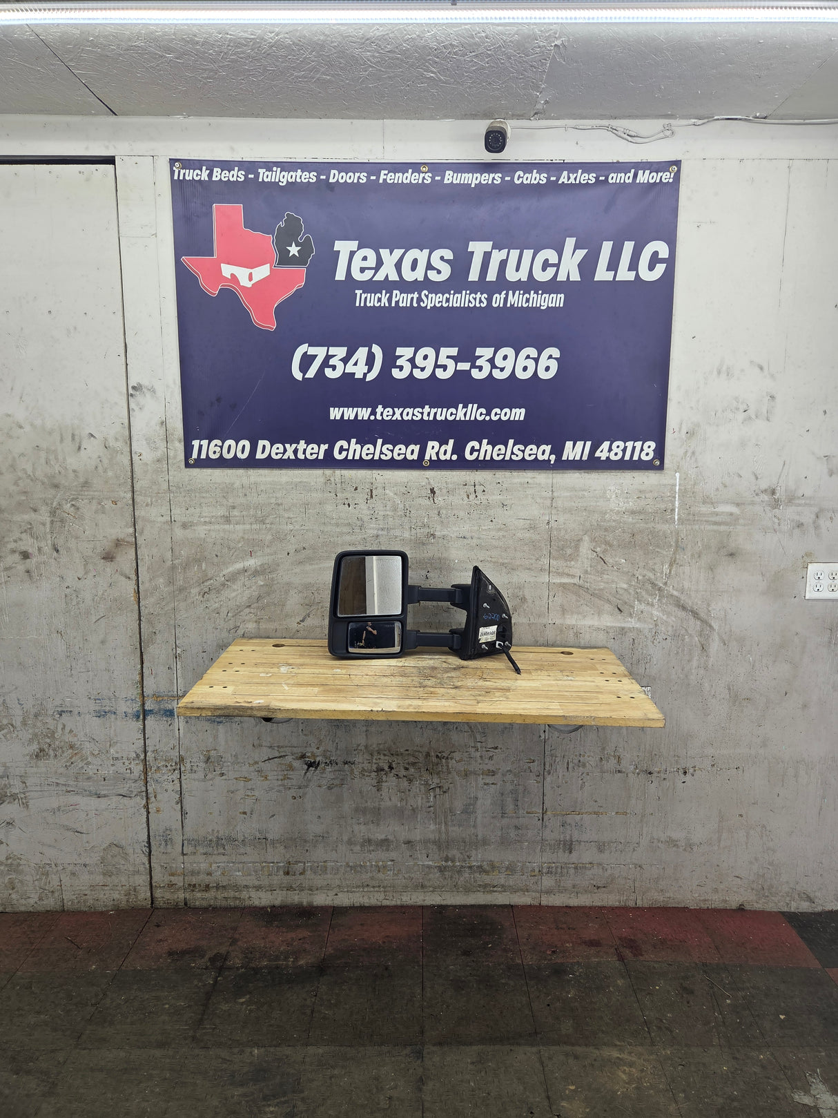 2008-2016 Ford Super Duty F250 F350 F450 F550 LH Driver Side Power and Heated Towing Mirror OEM