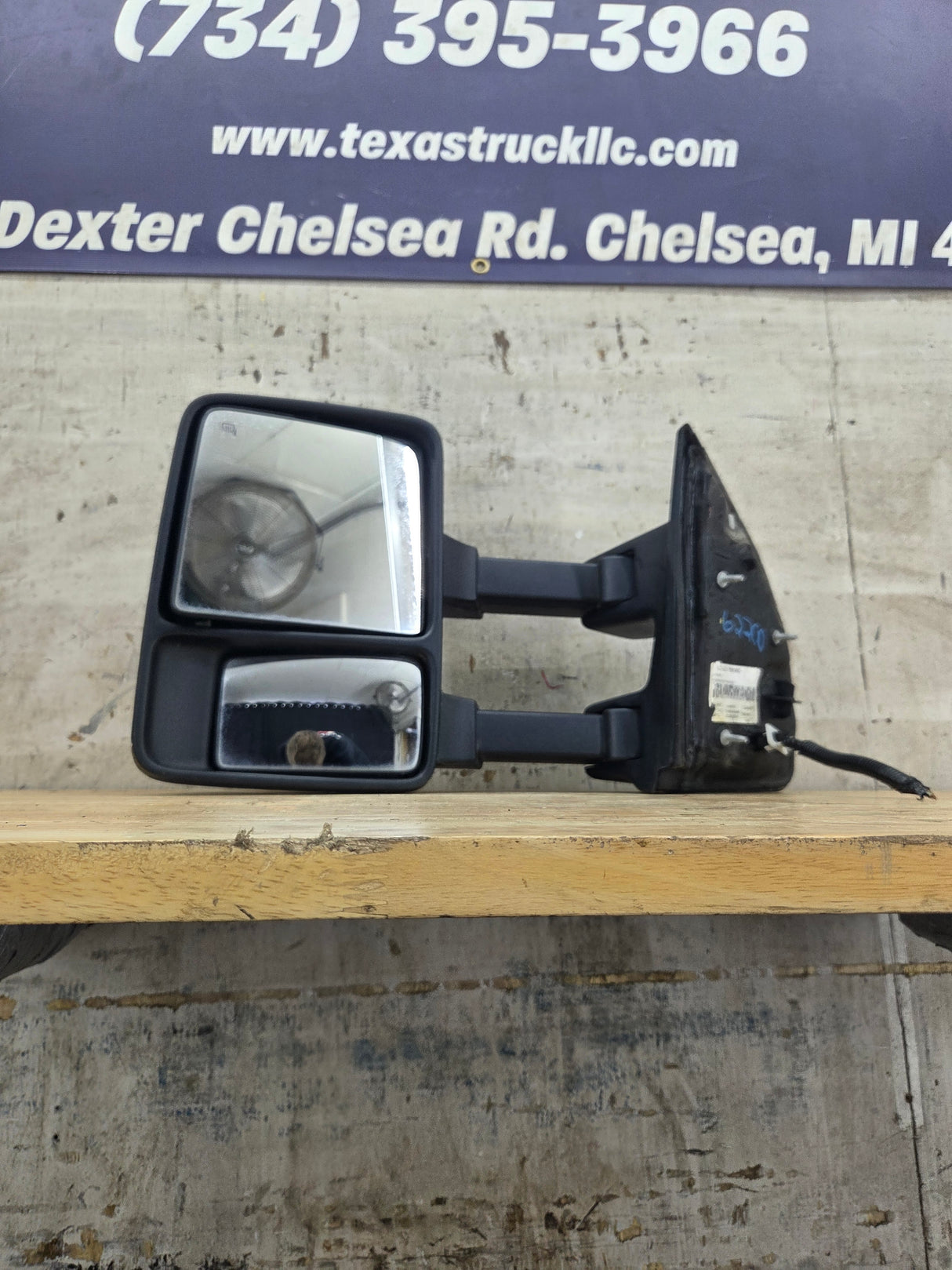 2008-2016 Ford Super Duty F250 F350 F450 F550 LH Driver Side Power and Heated Towing Mirror OEM