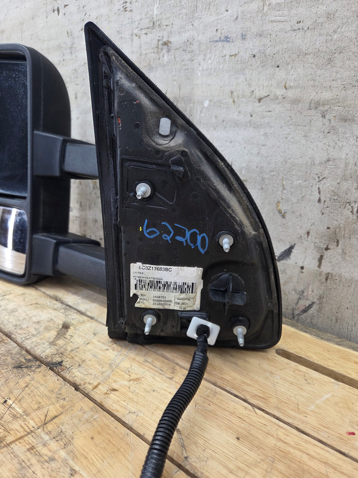 2008-2016 Ford Super Duty F250 F350 F450 F550 LH Driver Side Power and Heated Towing Mirror OEM