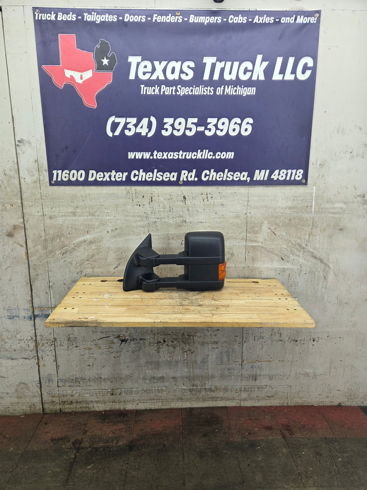 2008-2016 Ford Super Duty F250 F350 F450 F550 LH Driver Side Power and Heated Towing Mirror OEM