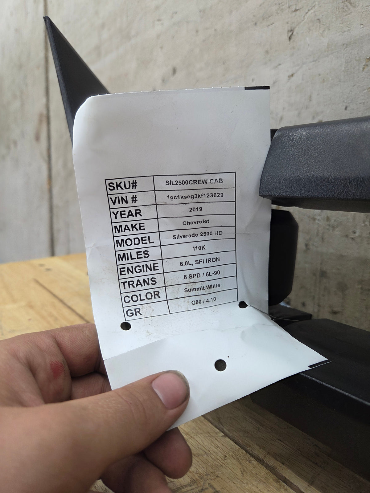 2014-2018 Chevrolet Silverado/GMC Sierra 1500 2500 3500 Right Side Passenger Side Power Fold Tow Mirror 84228884