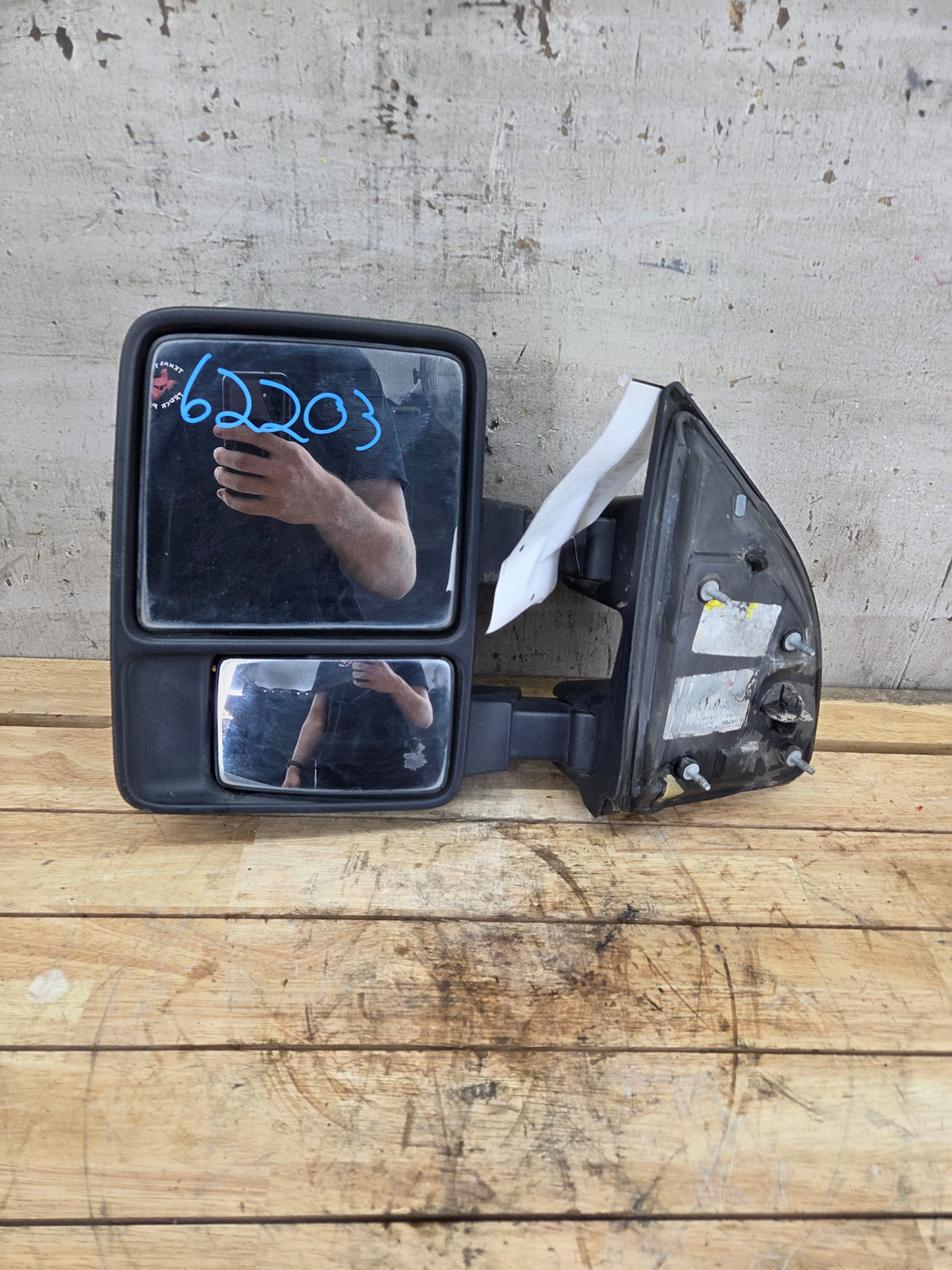 2008-2016 Ford Super Duty F250 F350 F450 F550 LH Driver Side Manual Towing Mirror OEM