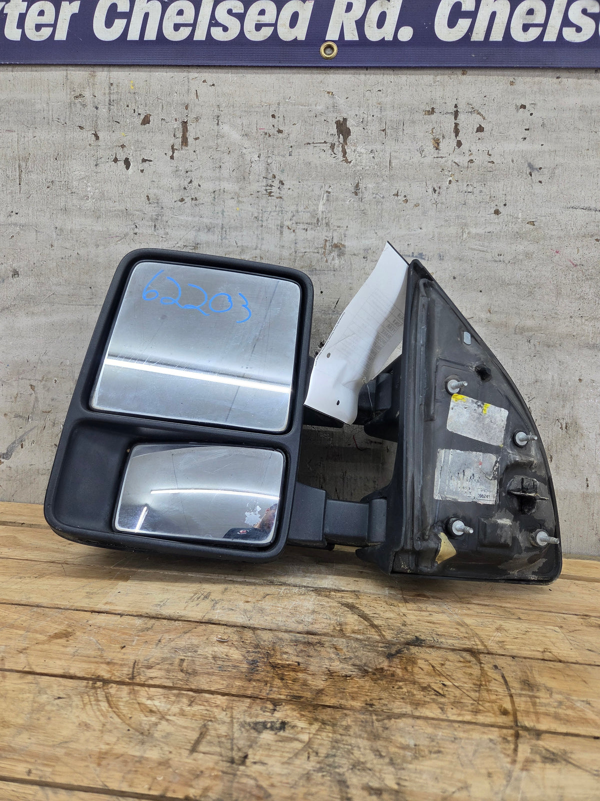 2008-2016 Ford Super Duty F250 F350 F450 F550 LH Driver Side Manual Towing Mirror OEM