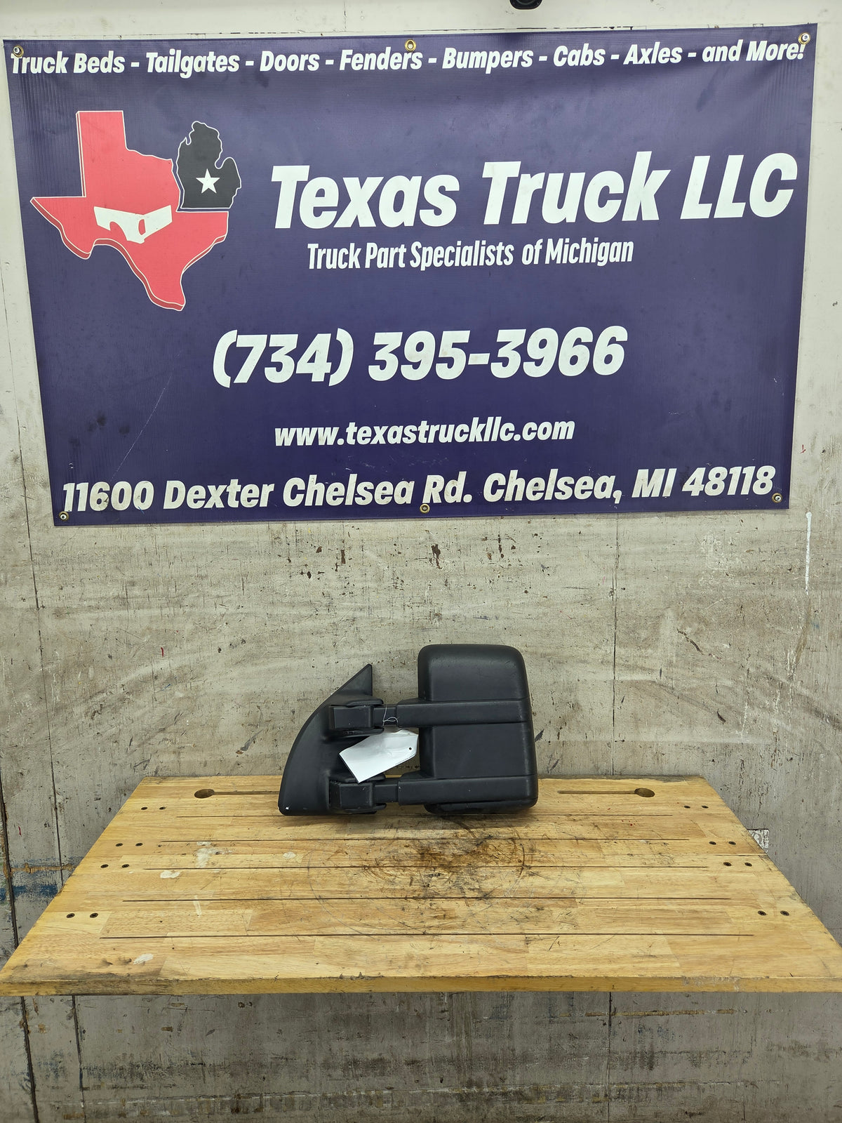 2008-2016 Ford Super Duty F250 F350 F450 F550 LH Driver Side Manual Towing Mirror OEM