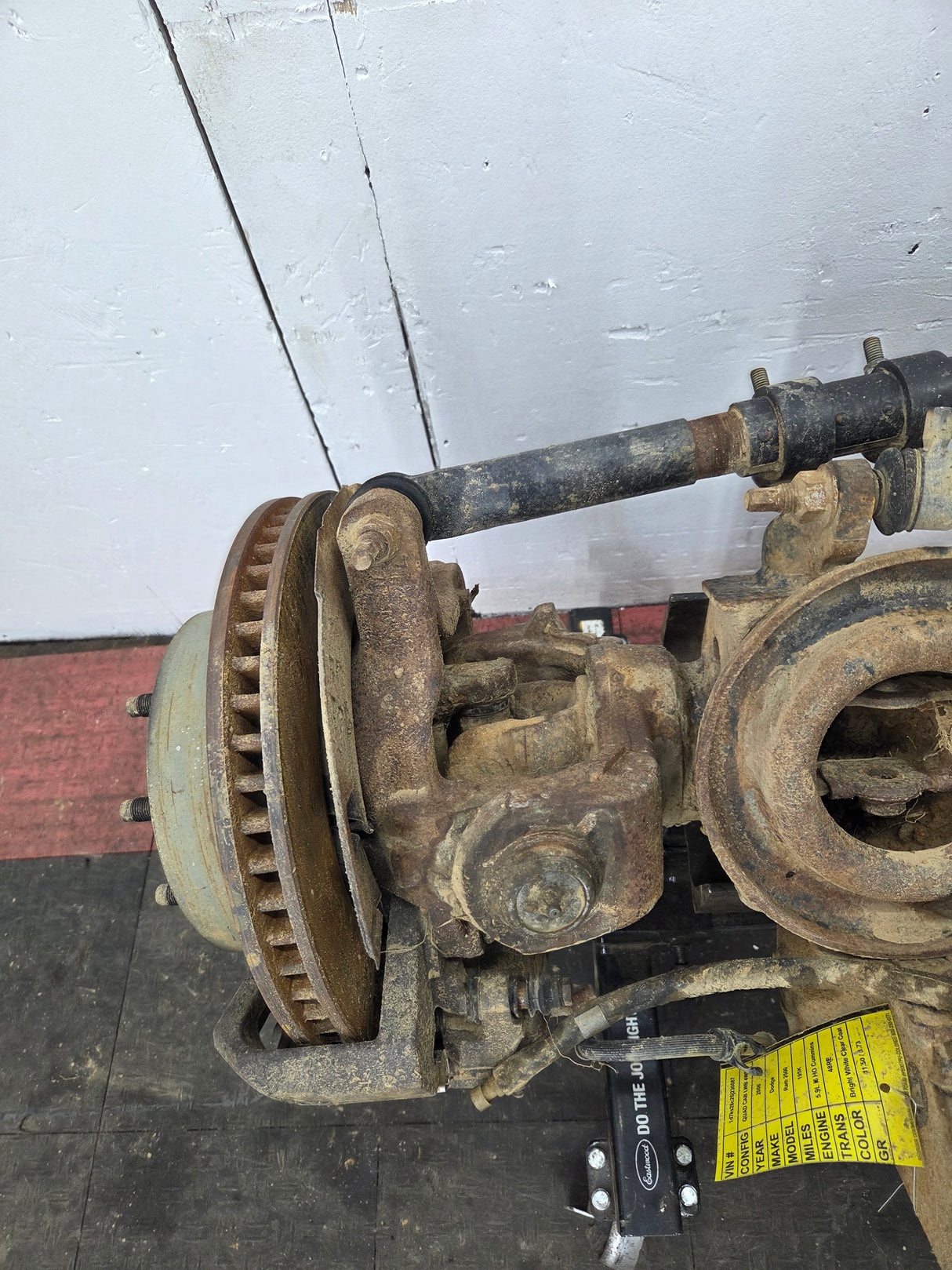 2006-2007 Dodge Ram 2500 3500 8 Lug Front Axle 3.73 Gear Ratio 3rd Gen