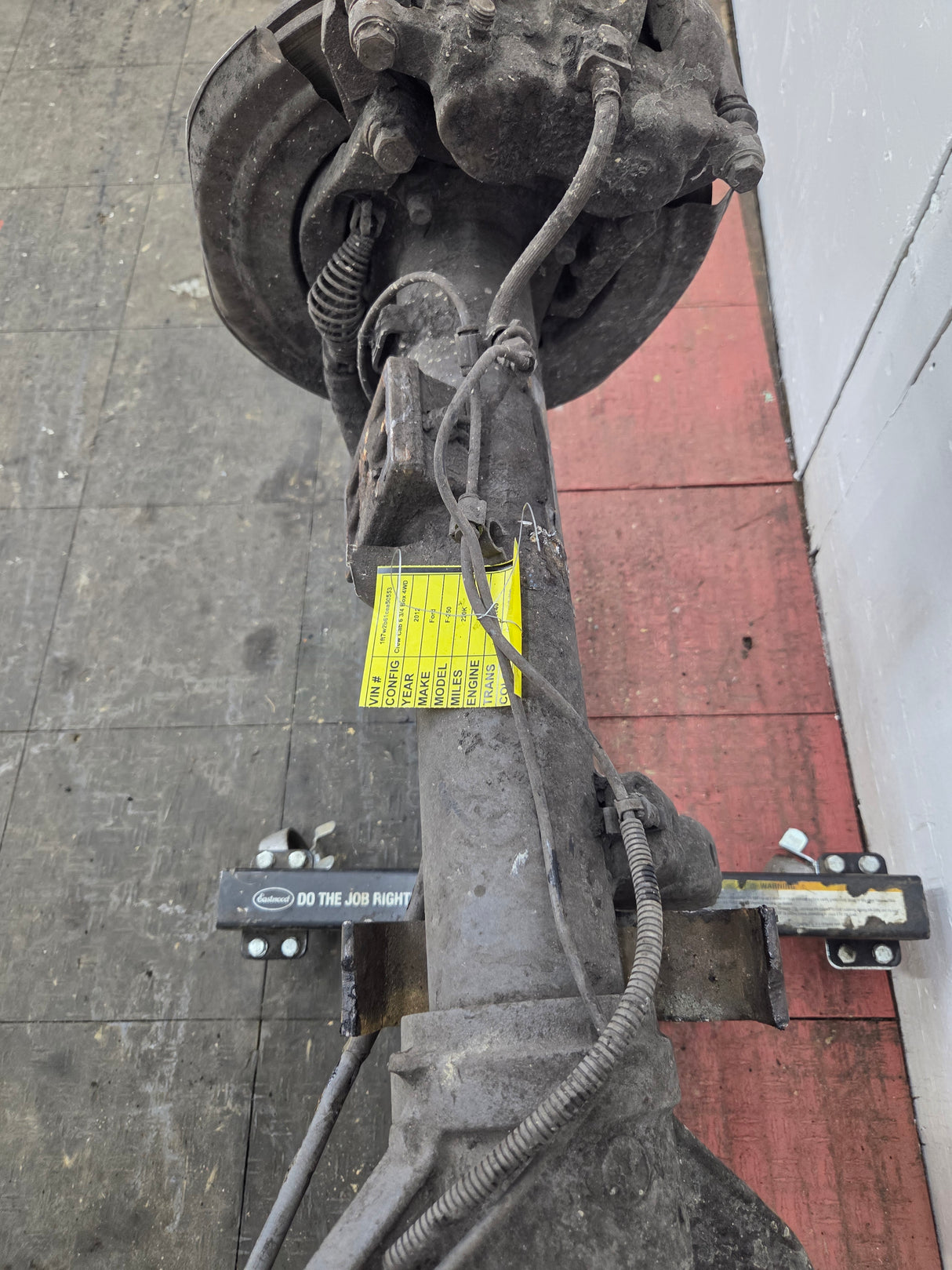 2011-2012 Ford Super Duty F250 F350 Rear Axle 3.73 Gear Ratio Electric Locking Rear End 220k Miles
