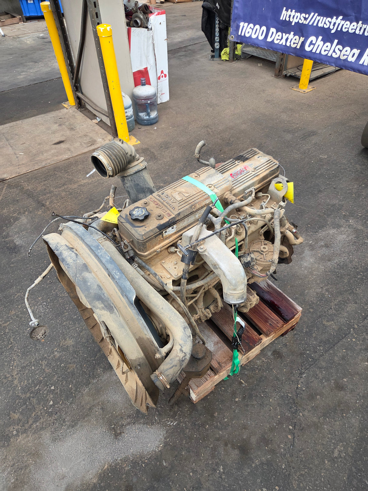 2006 Dodge Ram 3500 5.9L 24v Cummins Turbo Diesel Complete Engine Ran Great 195k Miles