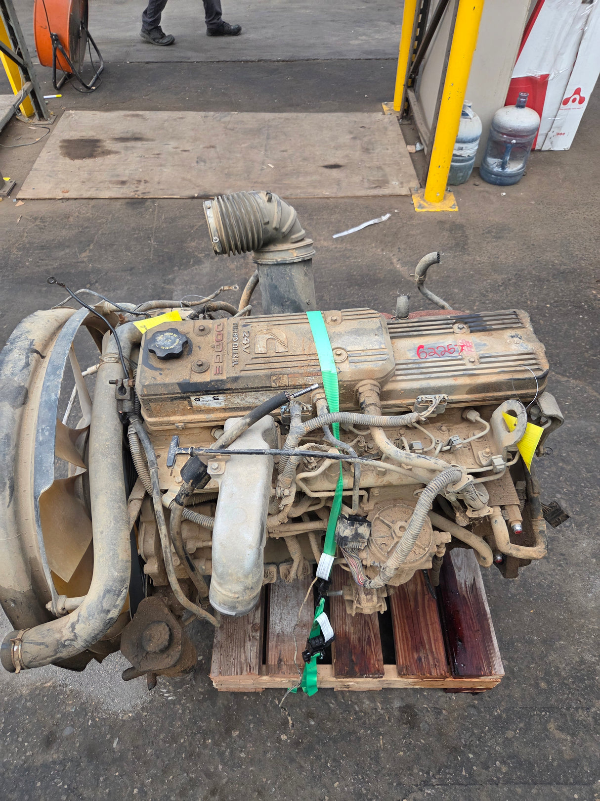 2006 Dodge Ram 3500 5.9L 24v Cummins Turbo Diesel Complete Engine Ran Great 195k Miles