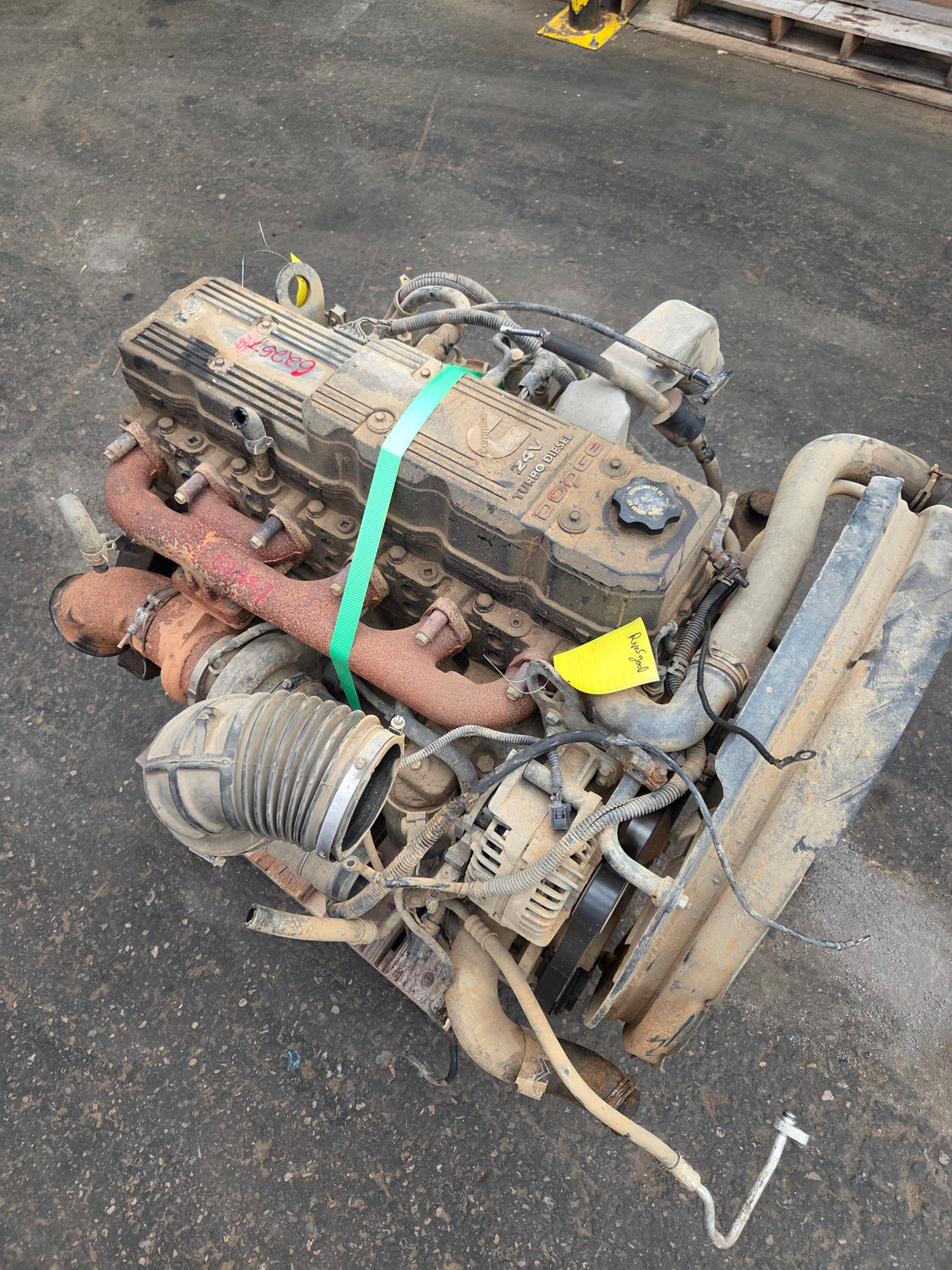 2006 Dodge Ram 3500 5.9L 24v Cummins Turbo Diesel Complete Engine Ran Great 195k Miles