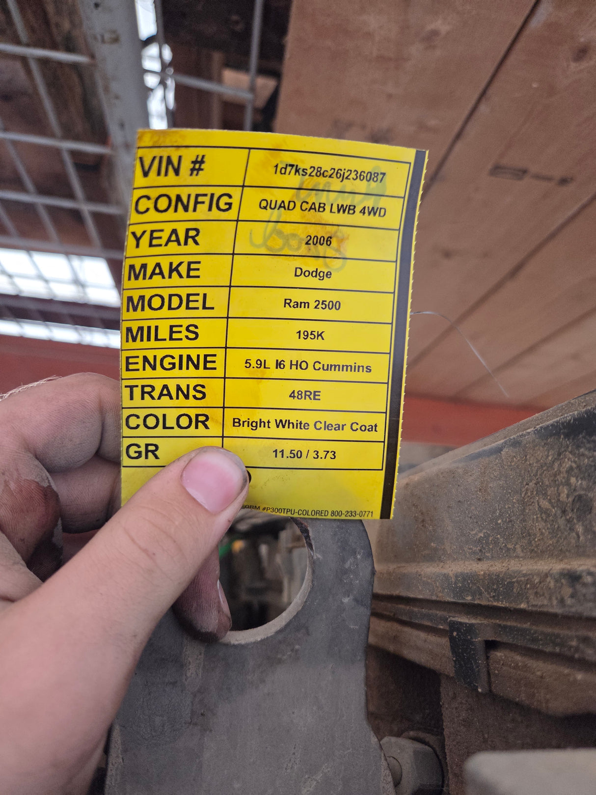 2006 Dodge Ram 3500 5.9L 24v Cummins Turbo Diesel Complete Engine Ran Great 195k Miles