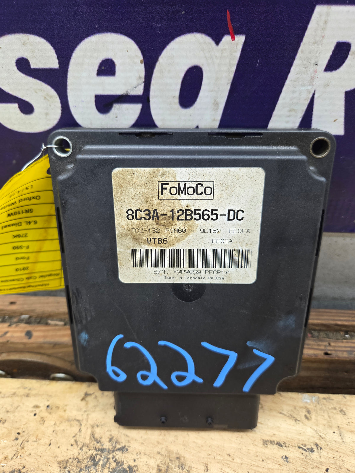 2009-2010 Ford F250 F350 6.4L TCM VTB6 / 8C3A-12B565-DC