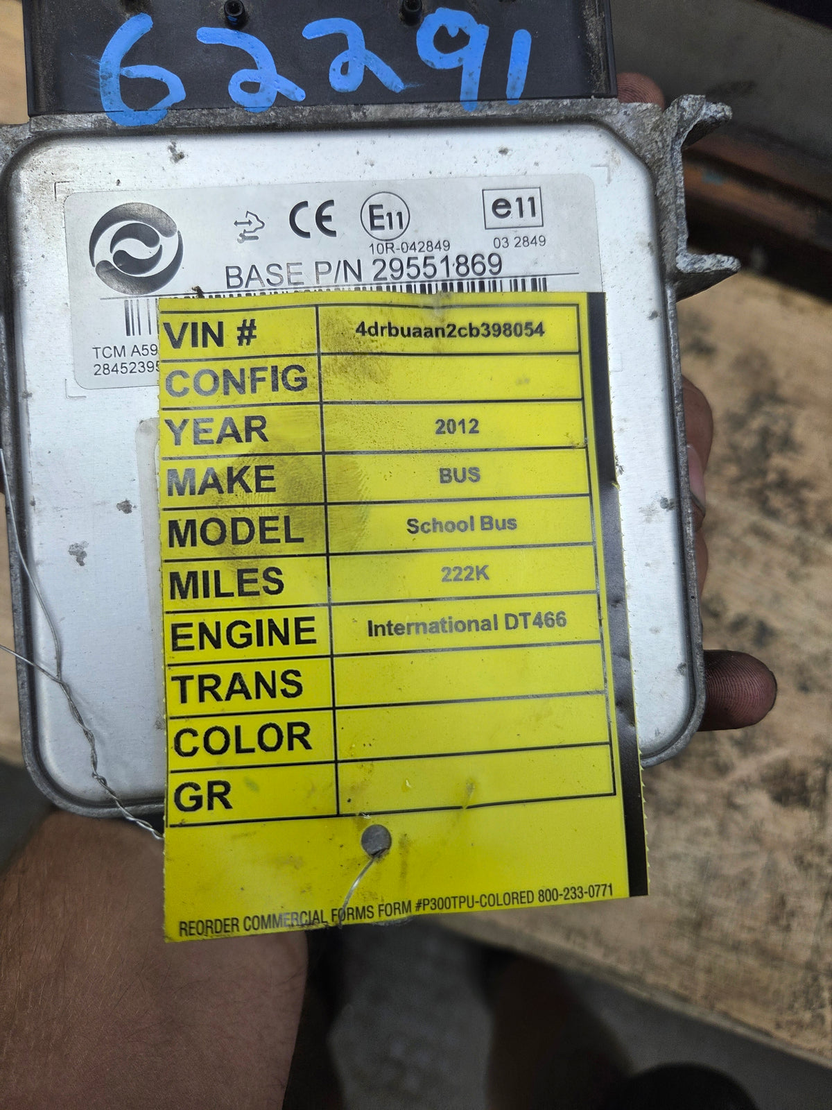 Allison Transmission Control Module TCU TCM - 29551869