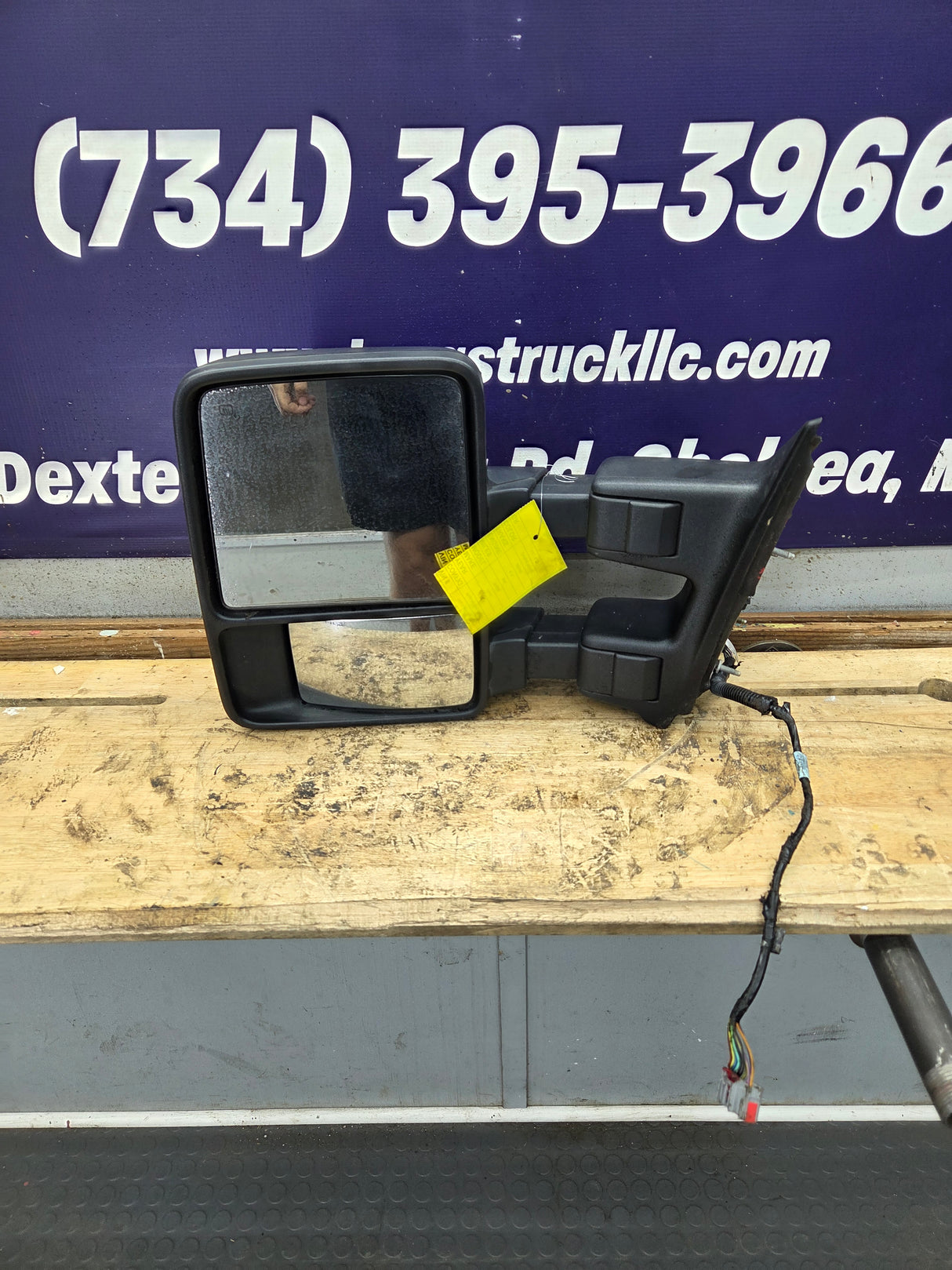2008-2016 Ford Super Duty F250 F350 F450 F550 LH Driver Side Power Fold & Telescope Heated Towing Mirror OEM