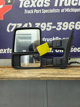 2008-2016 Ford Super Duty F250 F350 F450 F550 LH Driver Side Power Fold & Telescope Heated Towing Mirror OEM