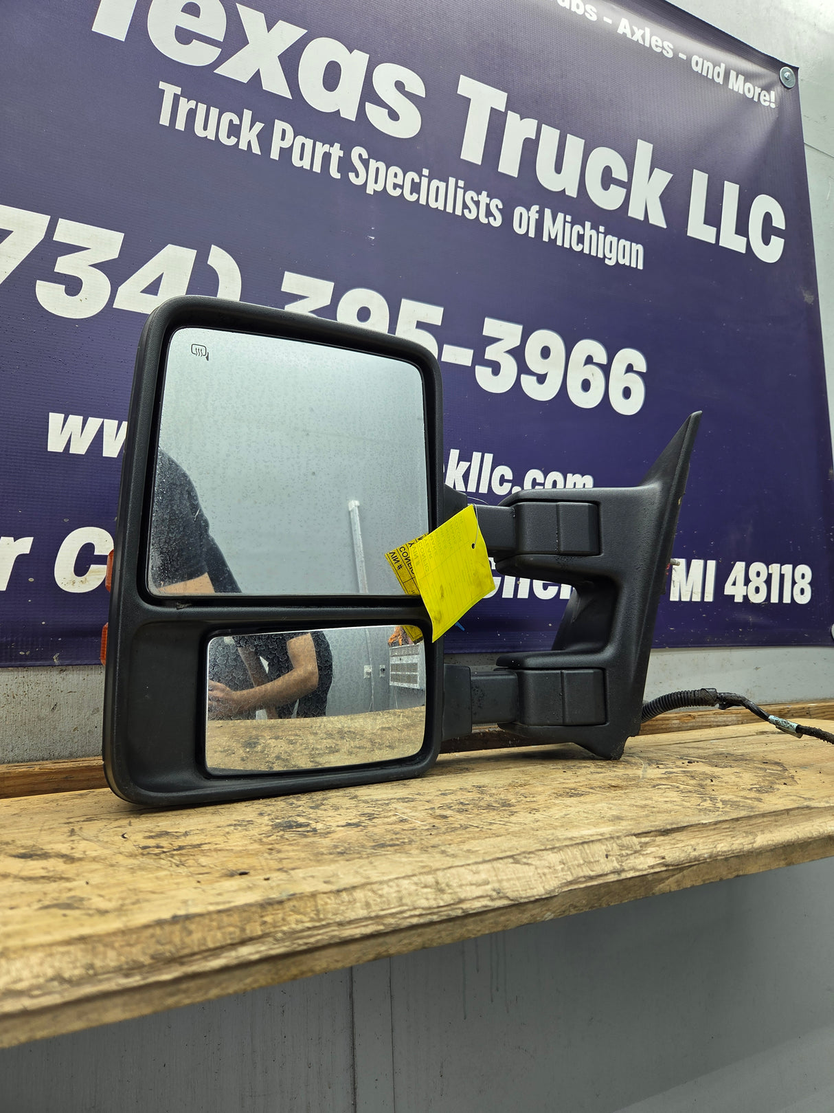 2008-2016 Ford Super Duty F250 F350 F450 F550 LH Driver Side Power Fold & Telescope Heated Towing Mirror OEM