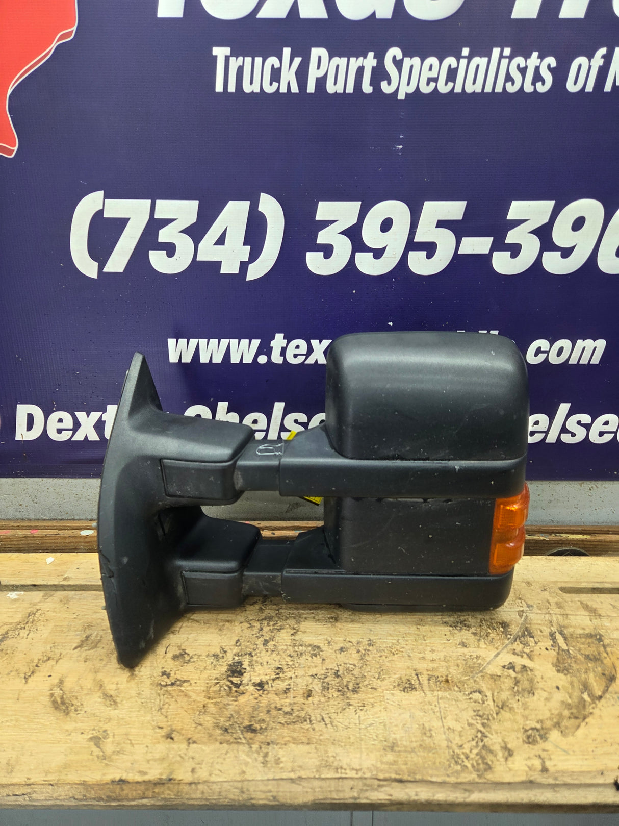 2008-2016 Ford Super Duty F250 F350 F450 F550 LH Driver Side Power Fold & Telescope Heated Towing Mirror OEM