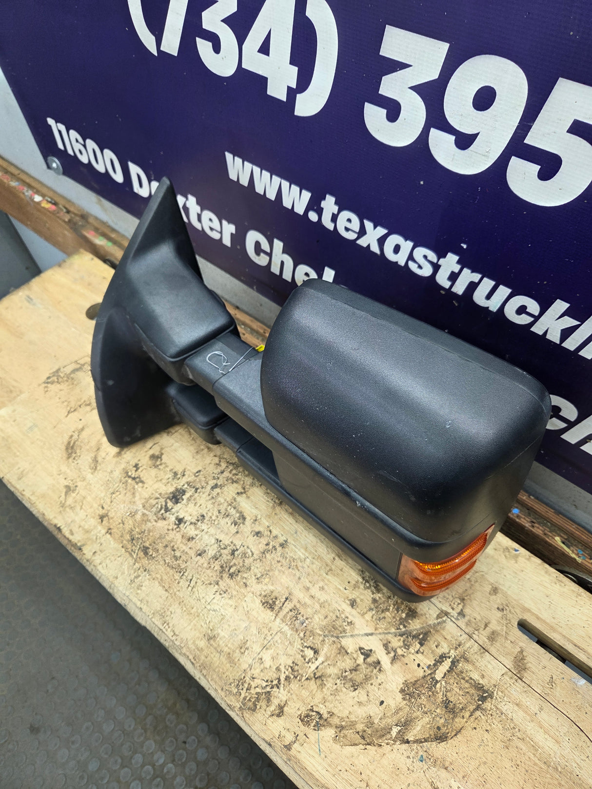 2008-2016 Ford Super Duty F250 F350 F450 F550 LH Driver Side Power Fold & Telescope Heated Towing Mirror OEM