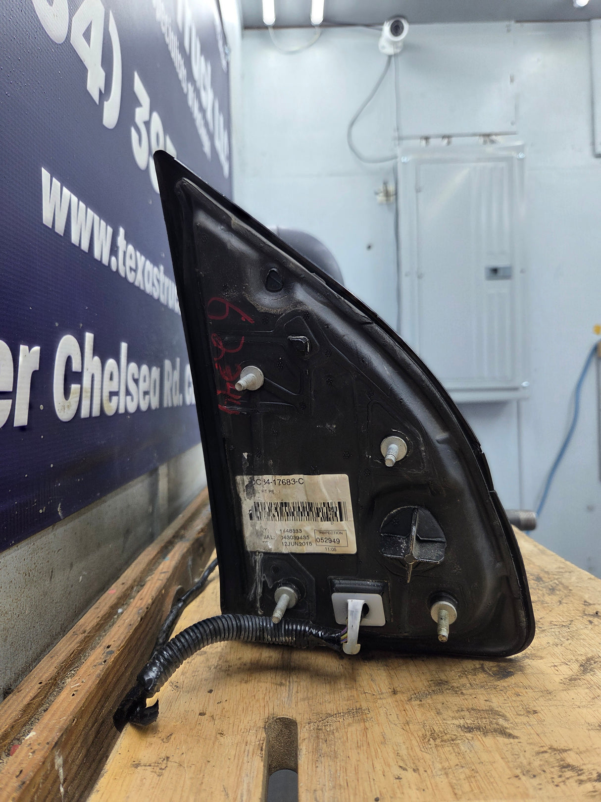 2008-2016 Ford Super Duty F250 F350 F450 F550 LH Driver Side Power Fold & Telescope Heated Towing Mirror OEM