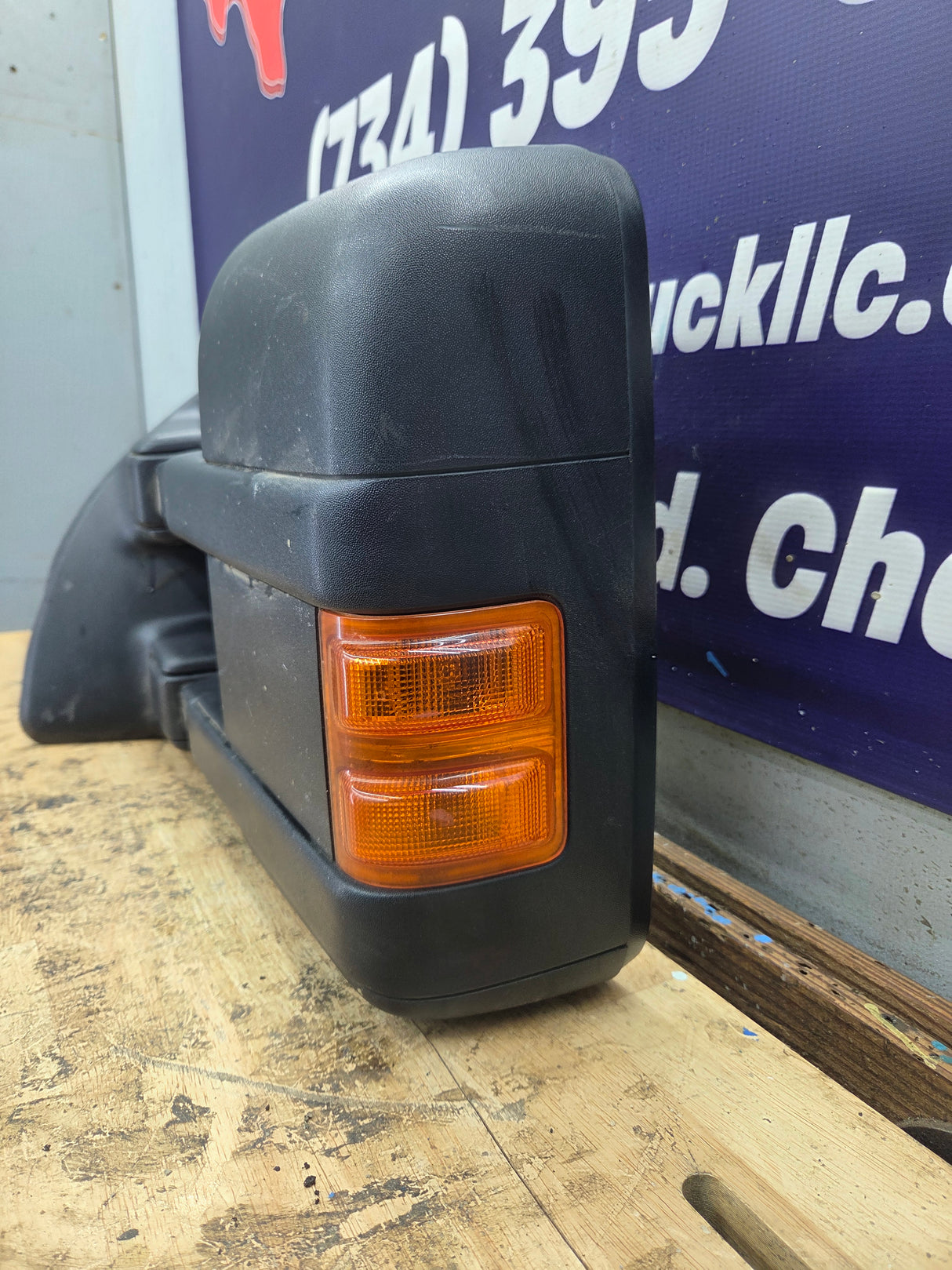 2008-2016 Ford Super Duty F250 F350 F450 F550 LH Driver Side Power Fold & Telescope Heated Towing Mirror OEM