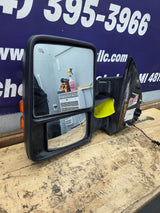 2008-2016 Ford Super Duty F250 F350 F450 F550 LH Driver Side Power Fold & Telescope Heated Towing Mirror OEM (Copy)