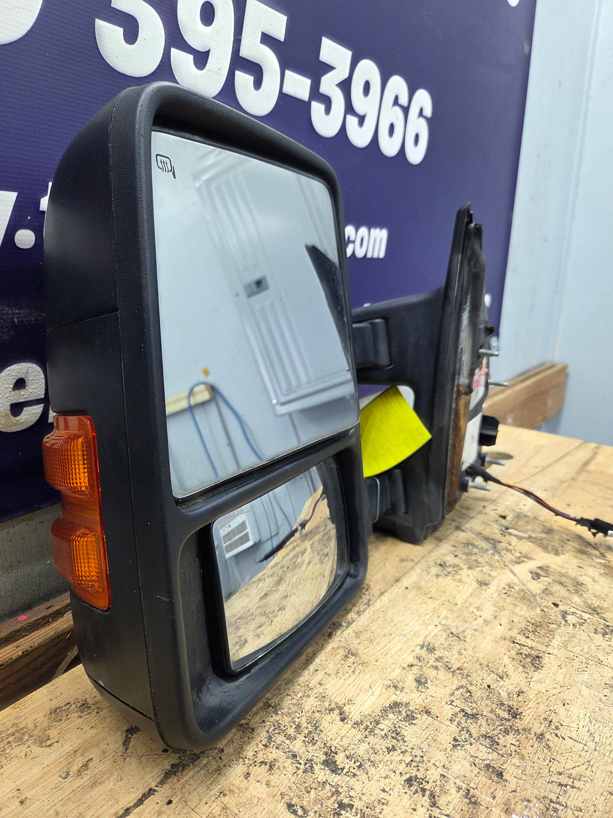 2008-2016 Ford Super Duty F250 F350 F450 F550 LH Driver Side Power Fold & Telescope Heated Towing Mirror OEM (Copy)