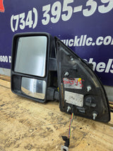 2008-2016 Ford Super Duty F250 F350 F450 F550 LH Driver Side Power Fold & Telescope Heated Towing Mirror OEM (Copy)