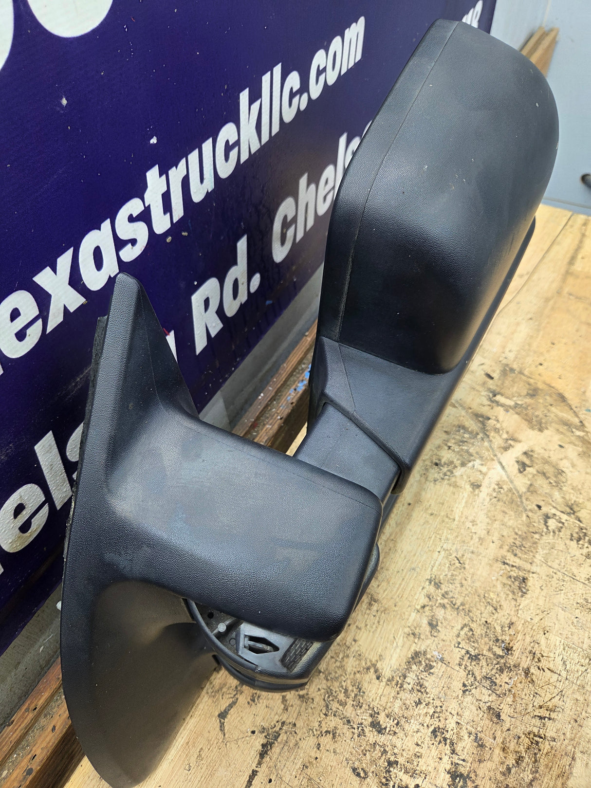 2008-2016 Ford Super Duty F250 F350 F450 F550 LH Driver Side Power Fold & Telescope Heated Towing Mirror OEM (Copy)