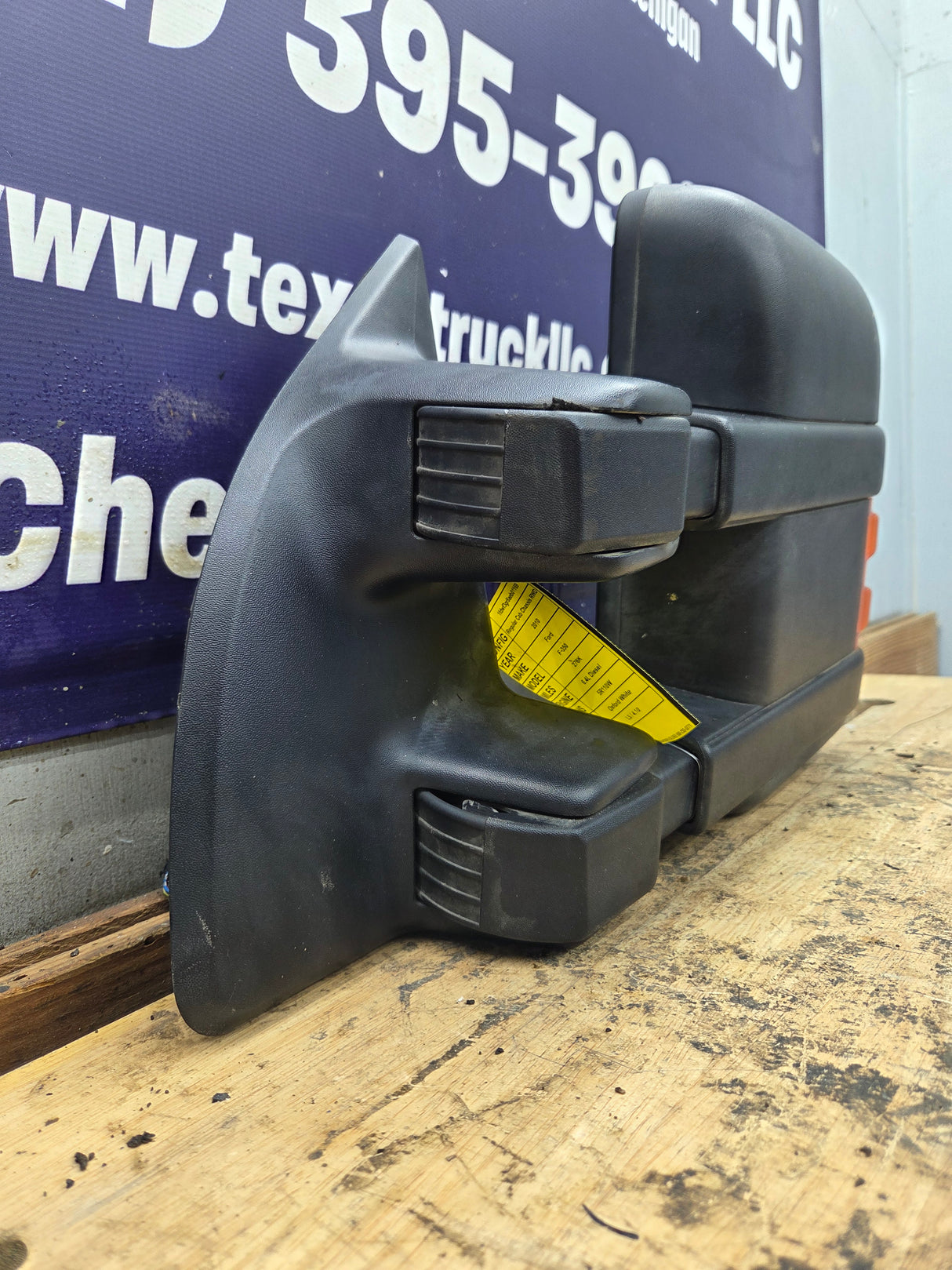 2008-2016 Ford Super Duty F250 F350 F450 F550 LH Driver Side Power Fold & Telescope Heated Towing Mirror OEM (Copy)