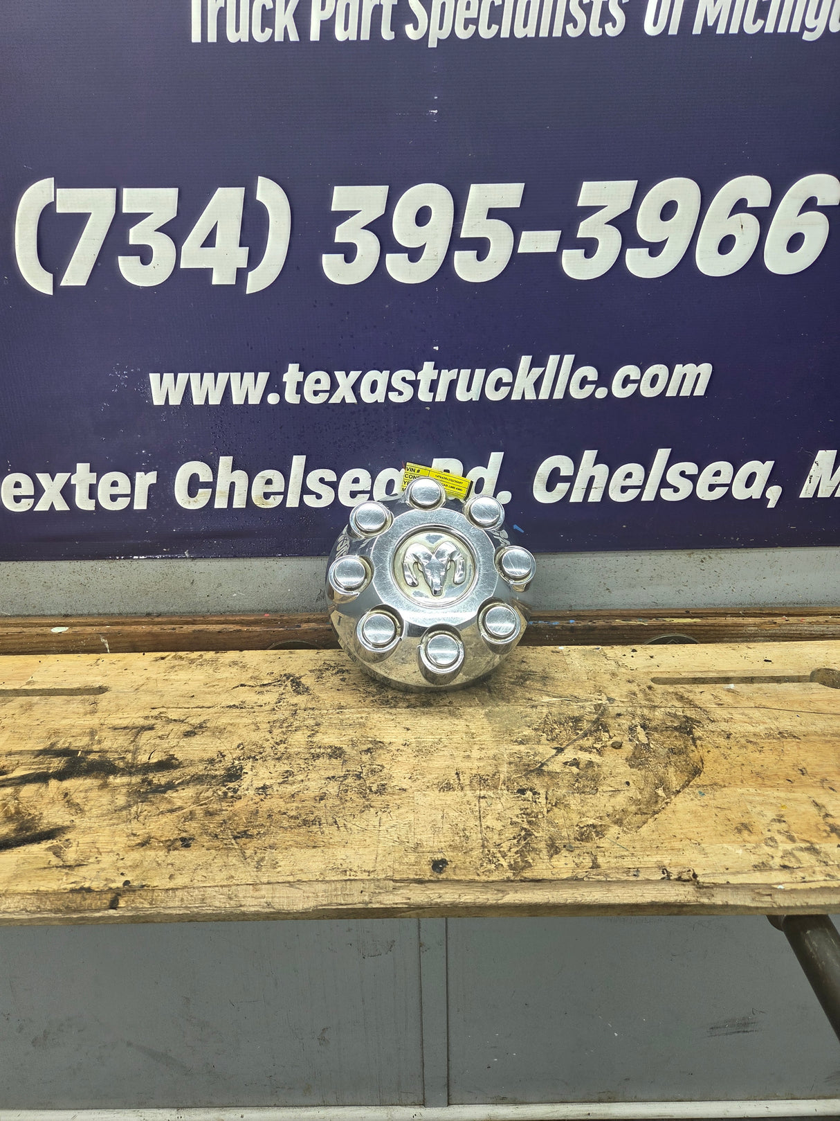 2003-20013 Dodge Ram 1500 2500 3500 OEM Center Wheel Cap Hub Cap P/N 52121450AB