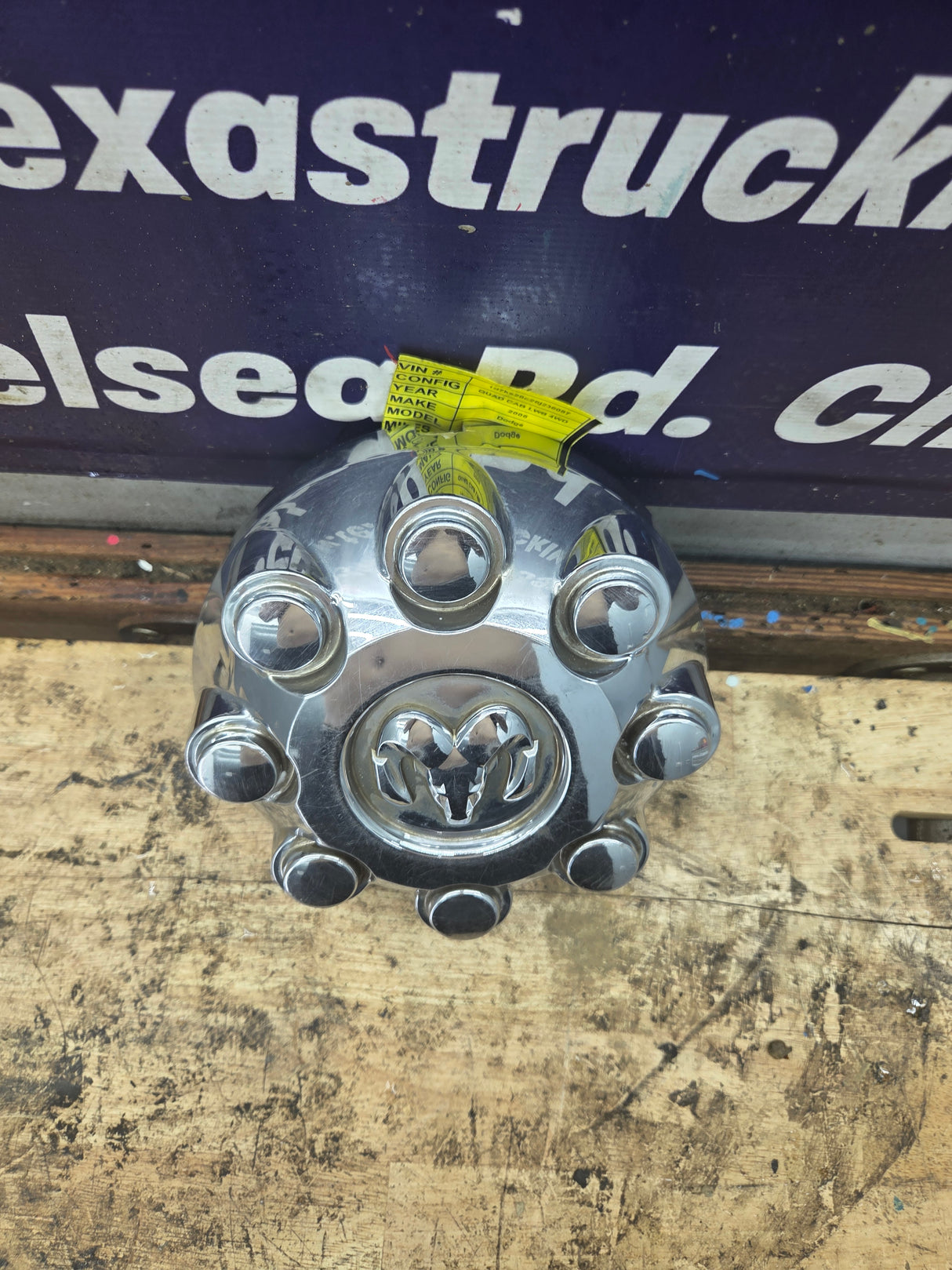 2003-20013 Dodge Ram 1500 2500 3500 OEM Center Wheel Cap Hub Cap P/N 52121450AB