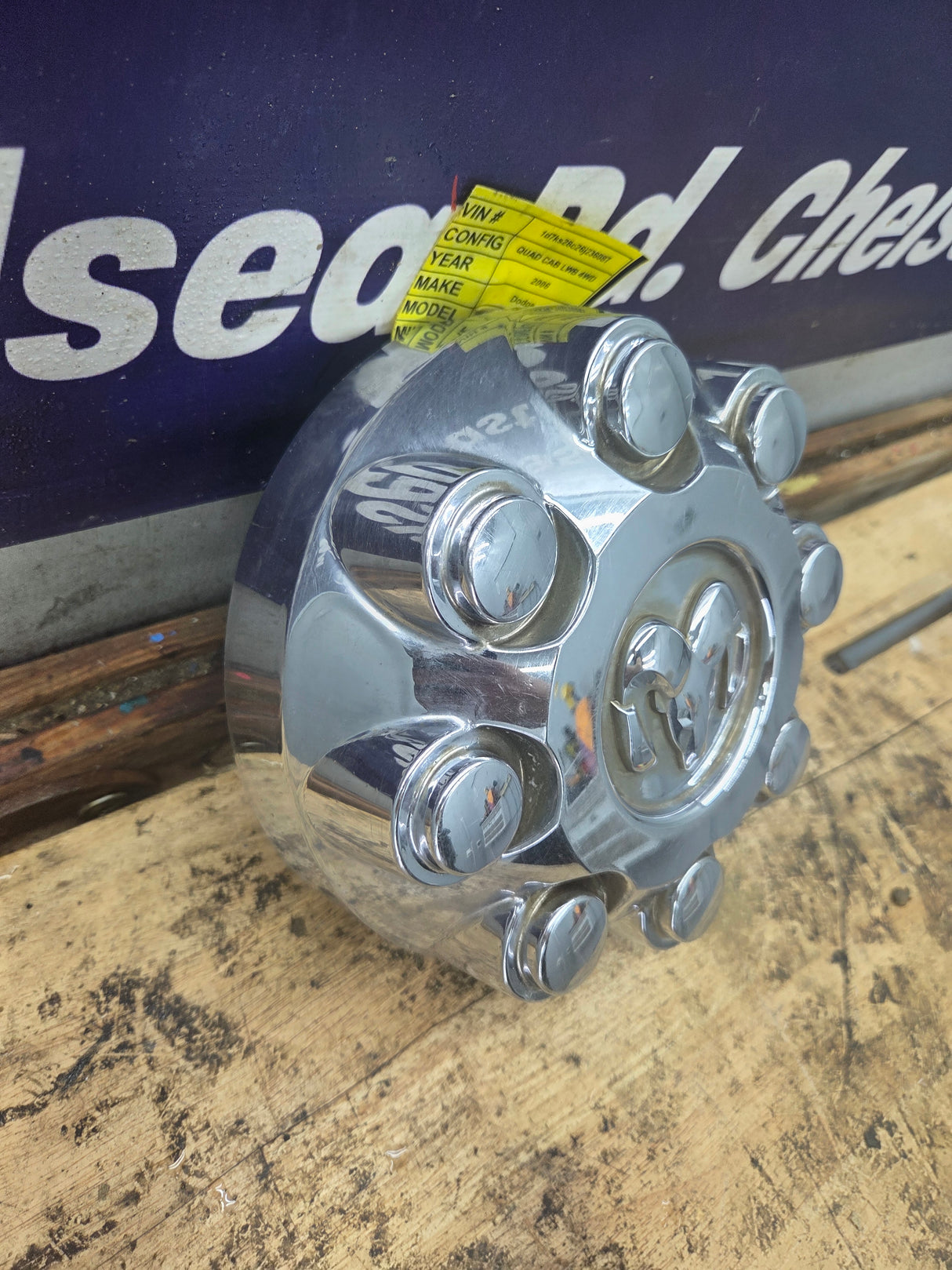 2003-20013 Dodge Ram 1500 2500 3500 OEM Center Wheel Cap Hub Cap P/N 52121450AB