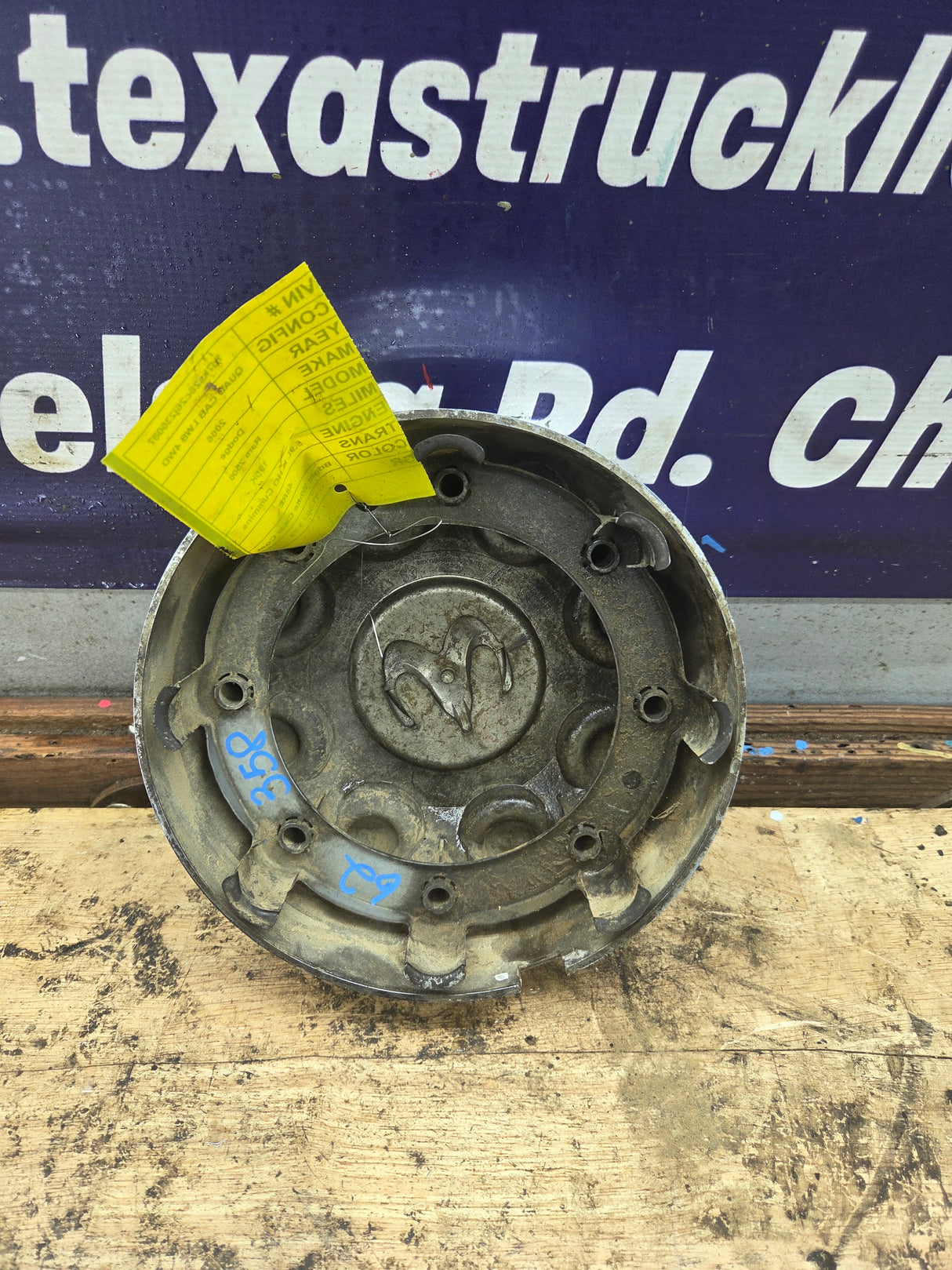 2003-20013 Dodge Ram 1500 2500 3500 OEM Center Wheel Cap Hub Cap P/N 52121450AB