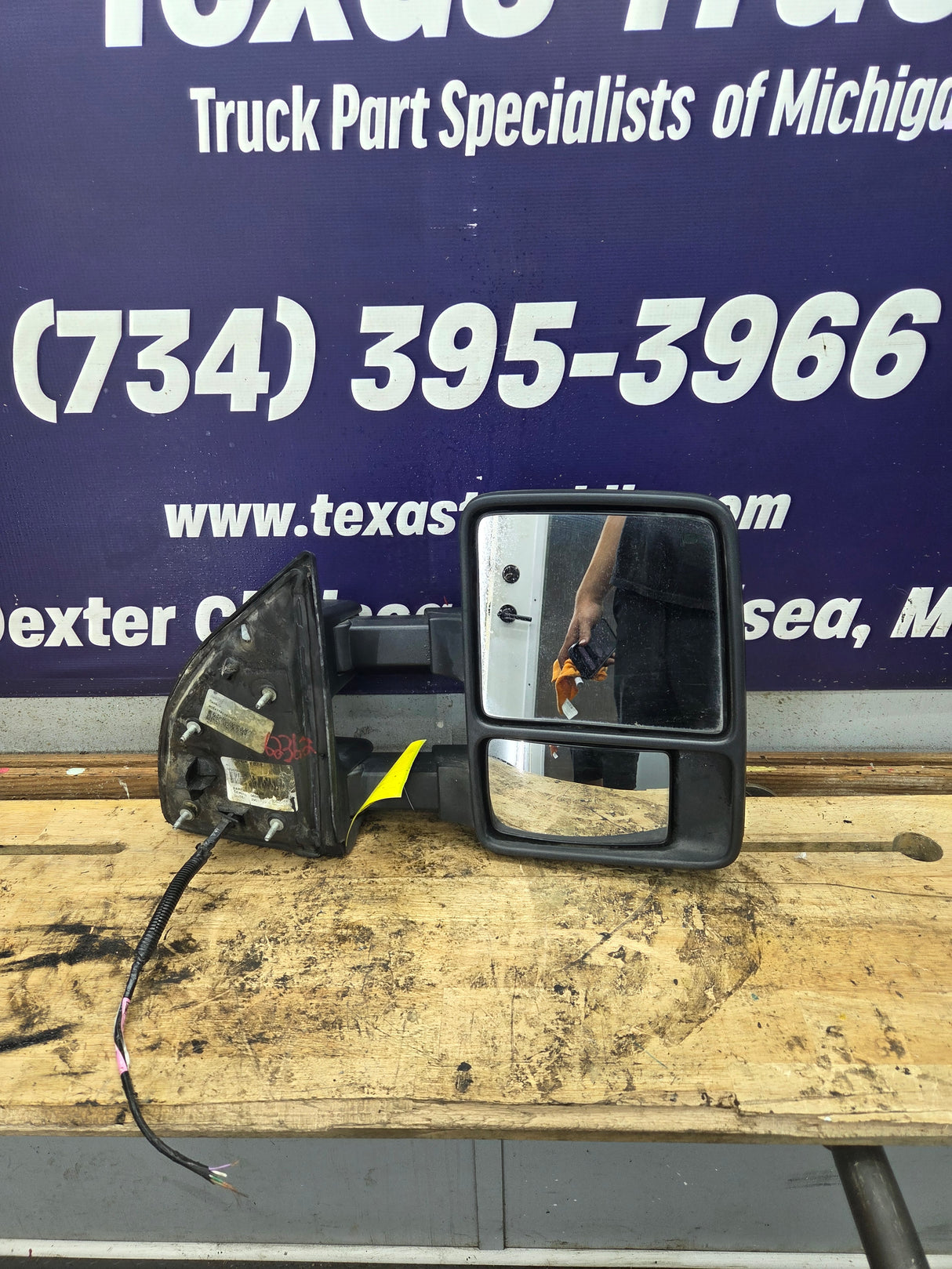 2008-2016 Ford Super Duty F250 F350 F450 F550 RH Passenger Side Power& Heated Towing Mirror OEM