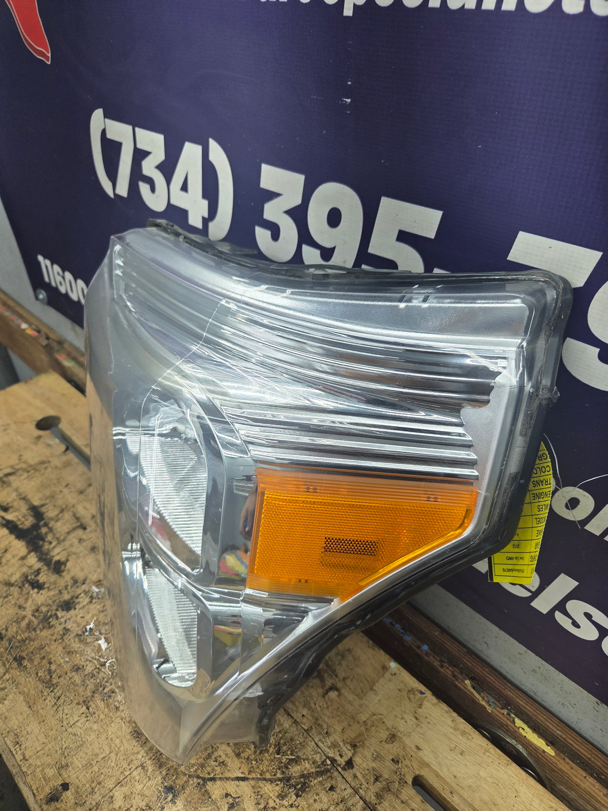 2011-2016 Ford Super Duty F250 F350 F450 F550 LH Driver Side Headlight 6.7L Power Stroke 6.2L Gas BC34-13006-A