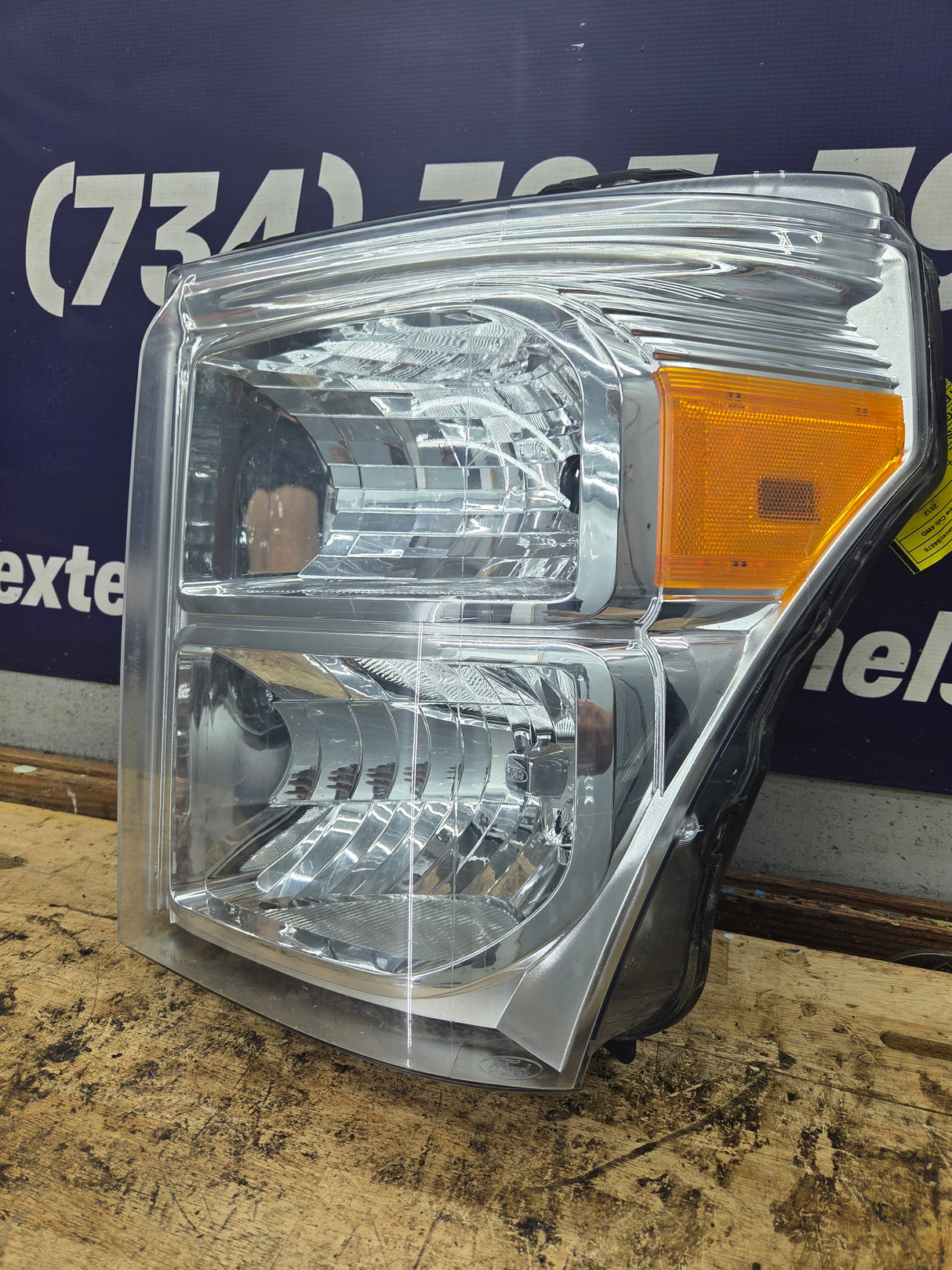 2011-2016 Ford Super Duty F250 F350 F450 F550 LH Driver Side Headlight 6.7L Power Stroke 6.2L Gas BC34-13006-A