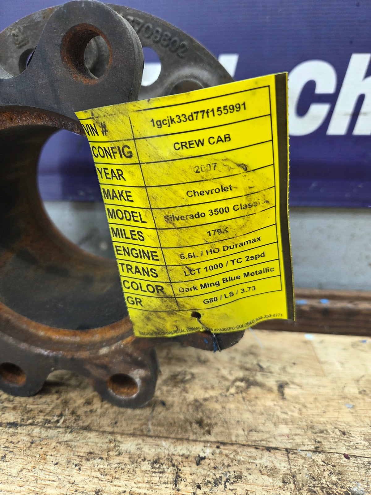 2001-2010 Chevrolet GMC 3500 Dually Front Hub Extender