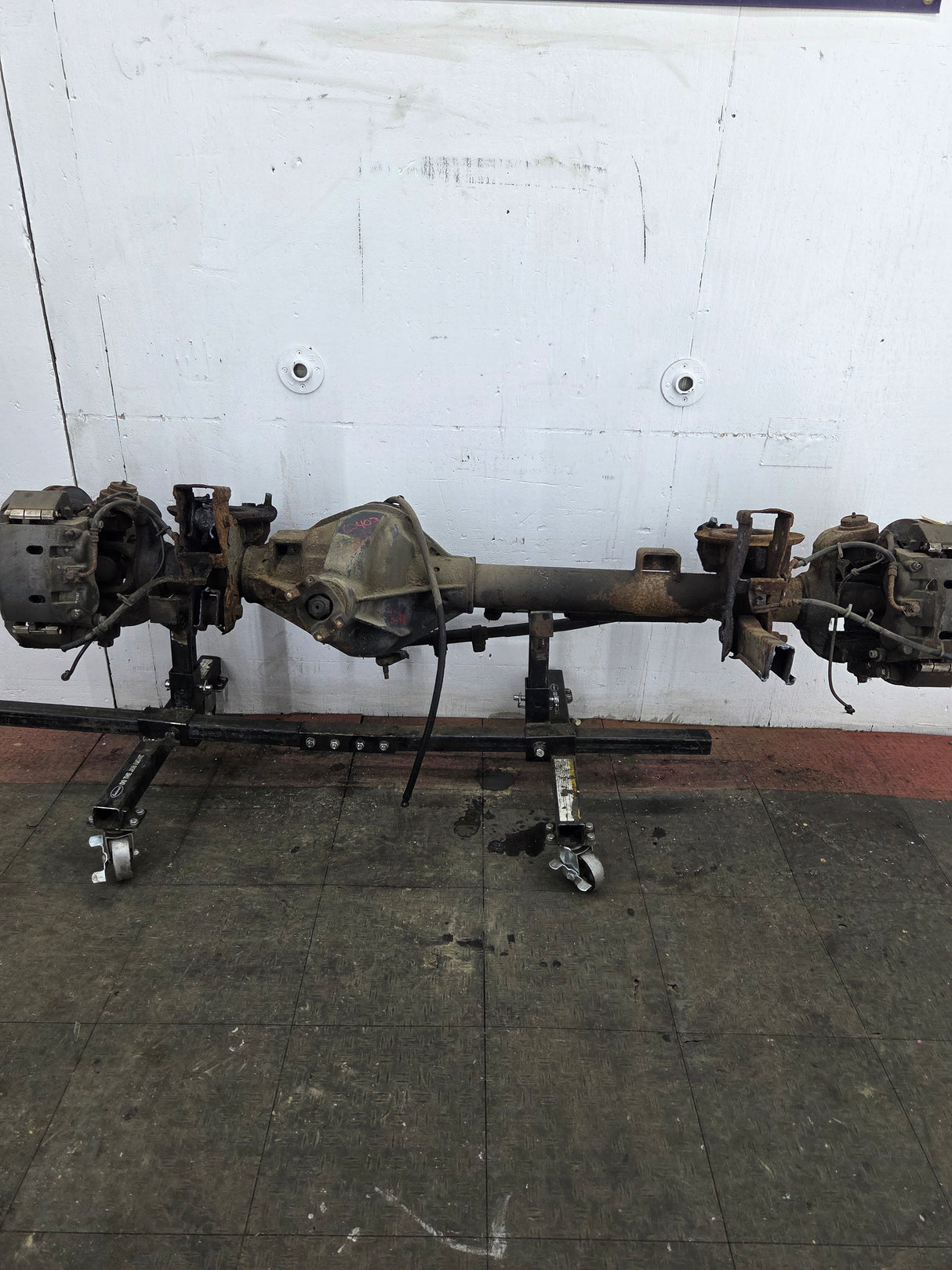 2000-2002 Dodge Ram 2500 4wd Dana 60 Front Axle Assembly 3.55 Ratio
