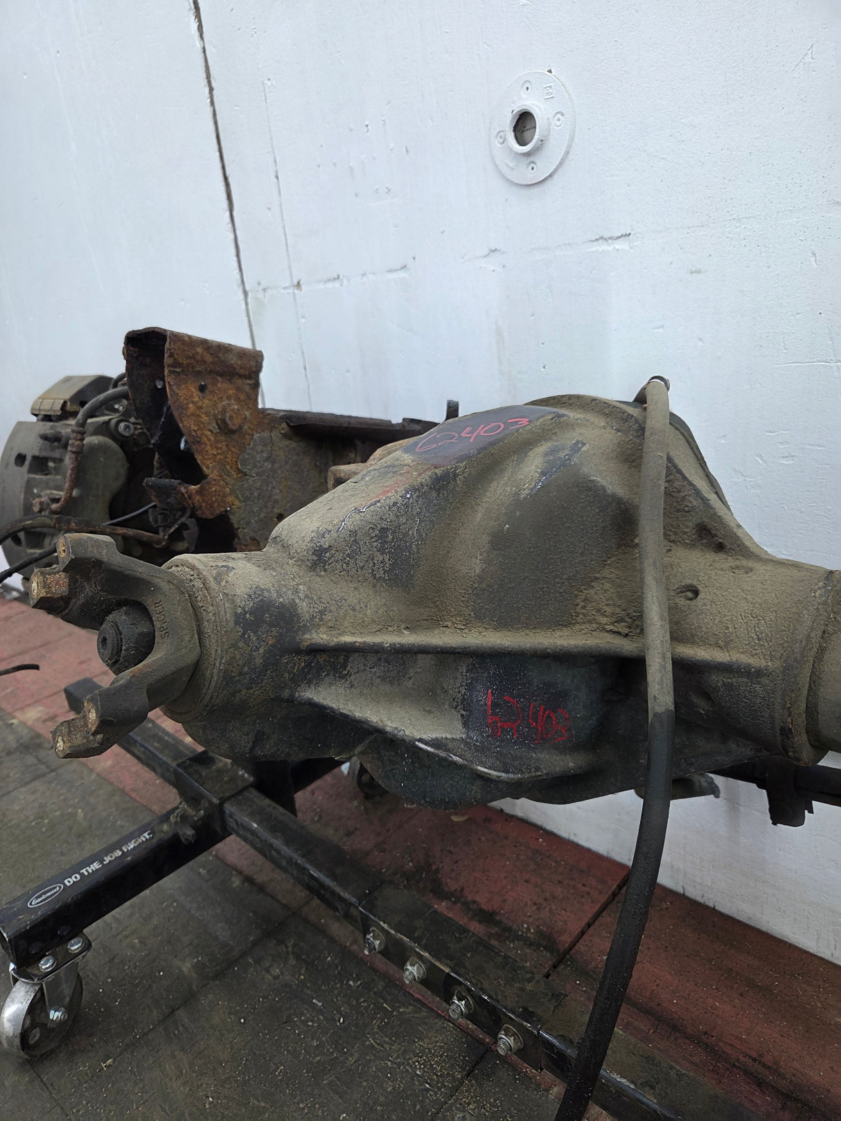 2000-2002 Dodge Ram 2500 4wd Dana 60 Front Axle Assembly 3.55 Ratio