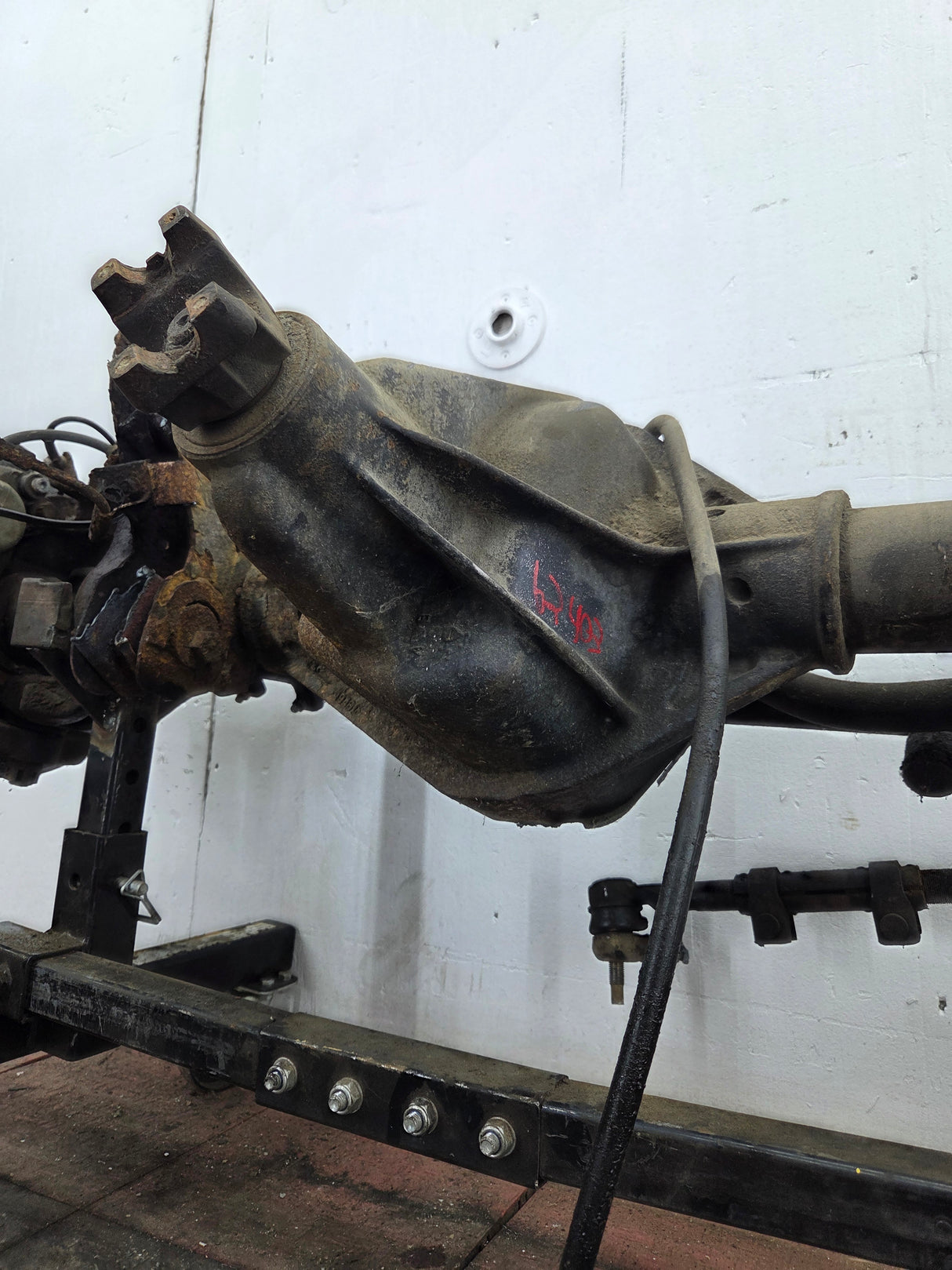 2000-2002 Dodge Ram 2500 4wd Dana 60 Front Axle Assembly 3.55 Ratio