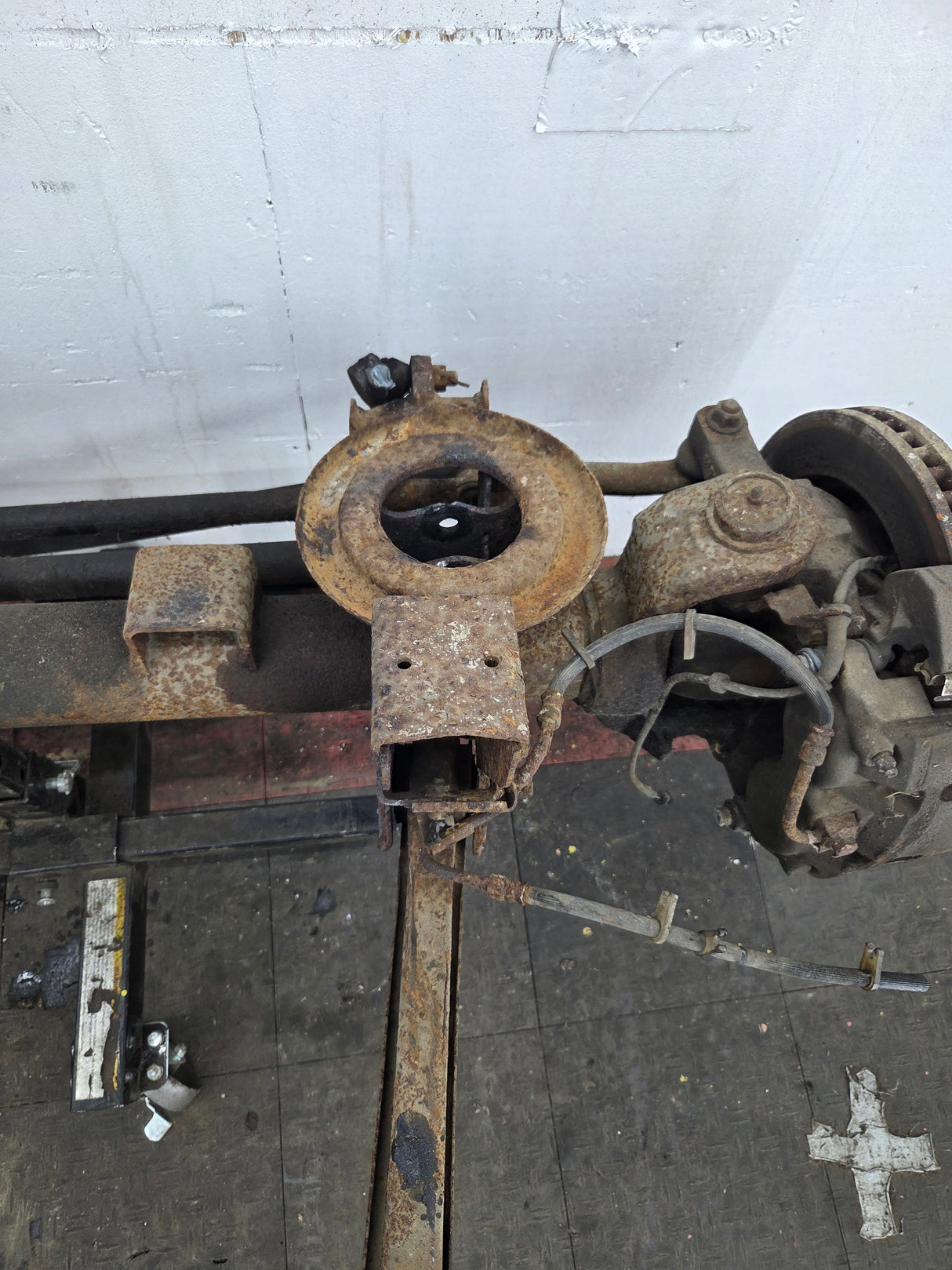 2000-2002 Dodge Ram 2500 4wd Dana 60 Front Axle Assembly 3.55 Ratio