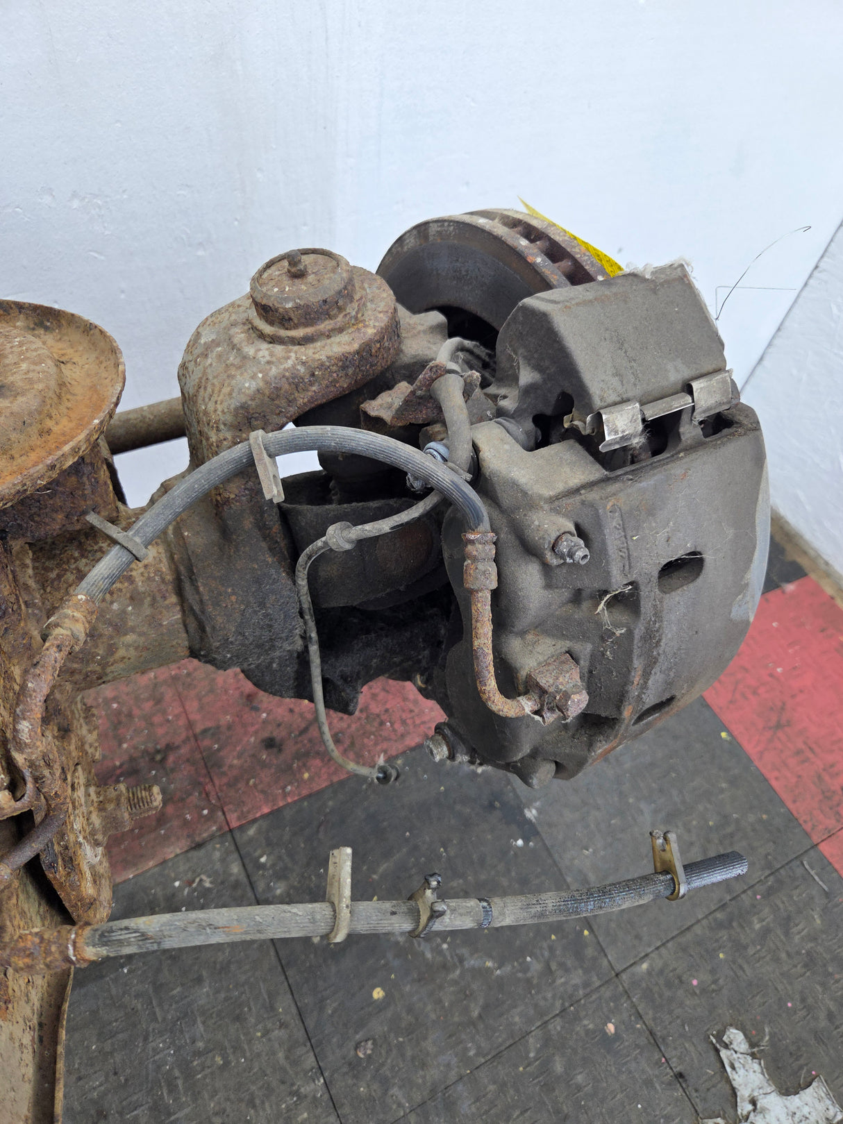 2000-2002 Dodge Ram 2500 4wd Dana 60 Front Axle Assembly 3.55 Ratio