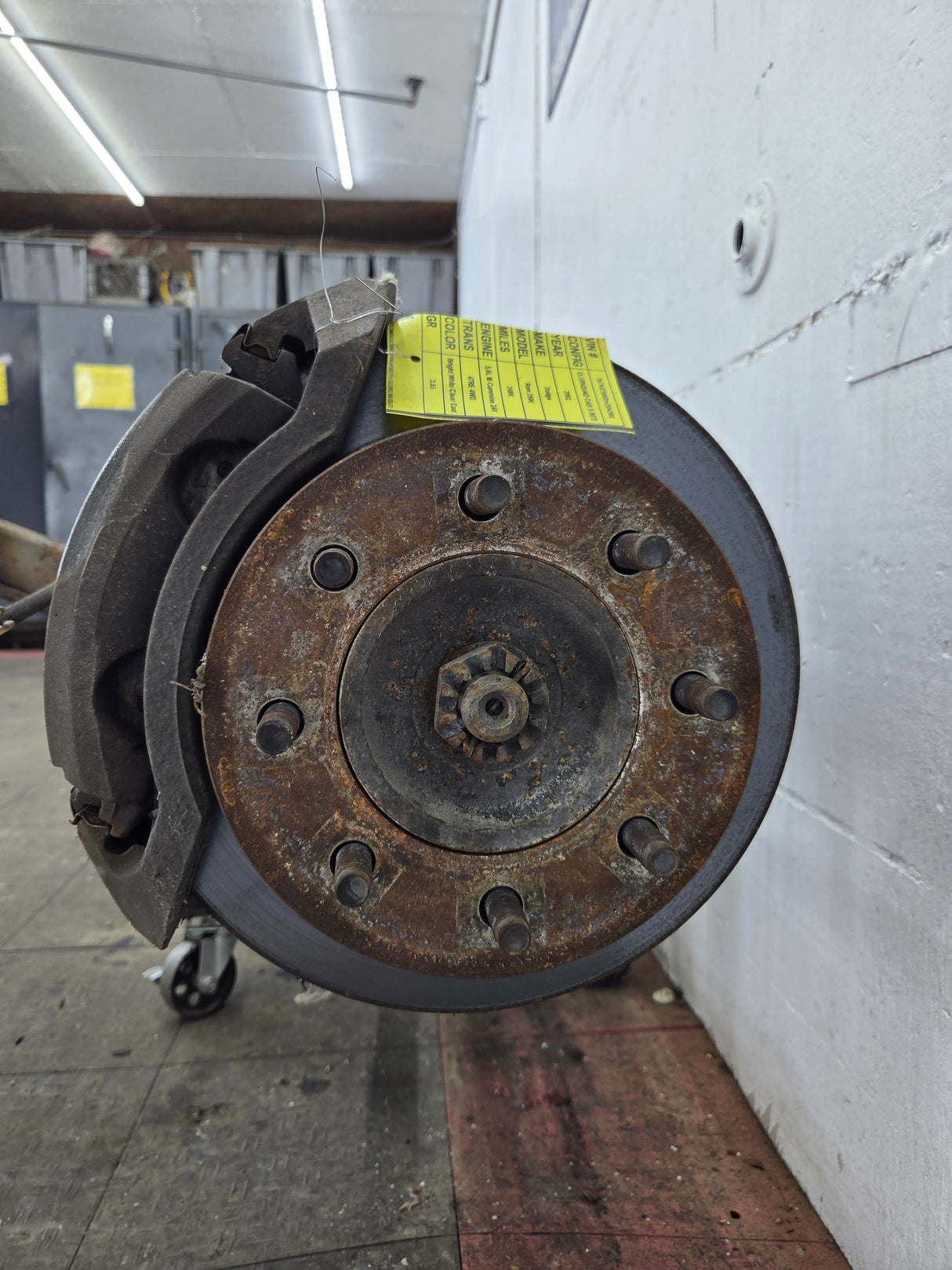 2000-2002 Dodge Ram 2500 4wd Dana 60 Front Axle Assembly 3.55 Ratio