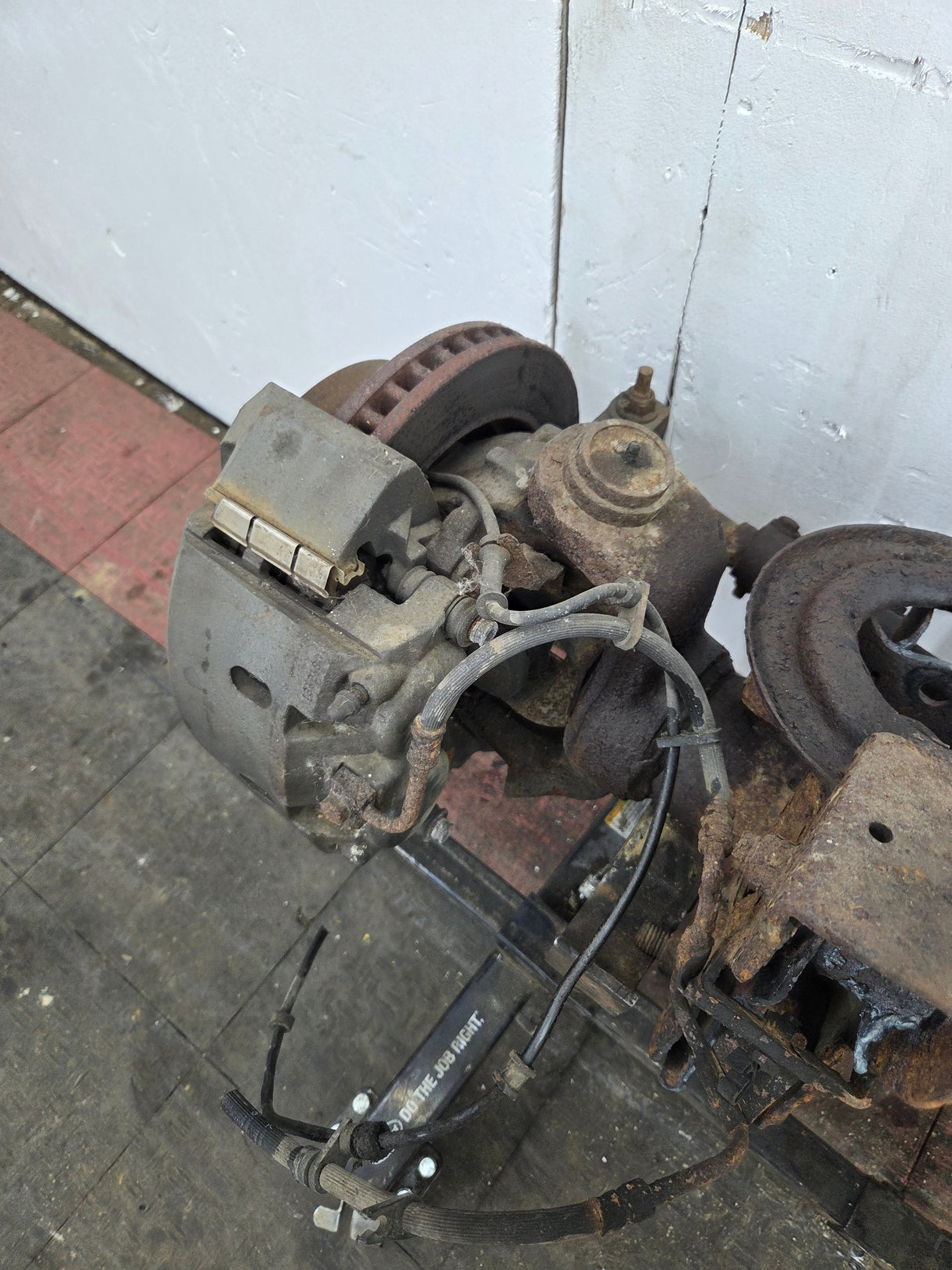 2000-2002 Dodge Ram 2500 4wd Dana 60 Front Axle Assembly 3.55 Ratio