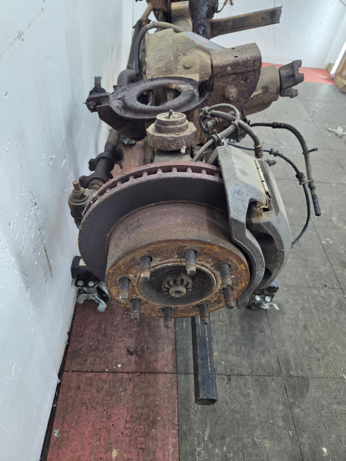 2000-2002 Dodge Ram 2500 4wd Dana 60 Front Axle Assembly 3.55 Ratio