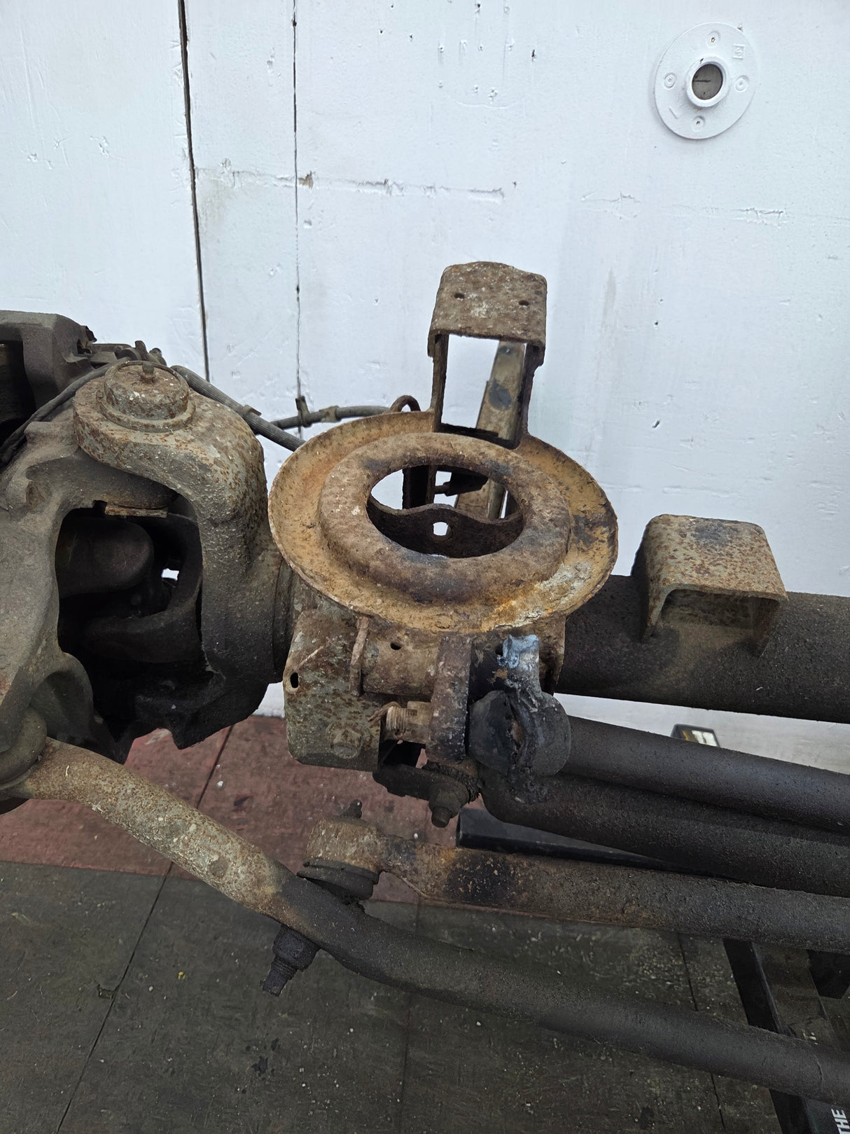 2000-2002 Dodge Ram 2500 4wd Dana 60 Front Axle Assembly 3.55 Ratio