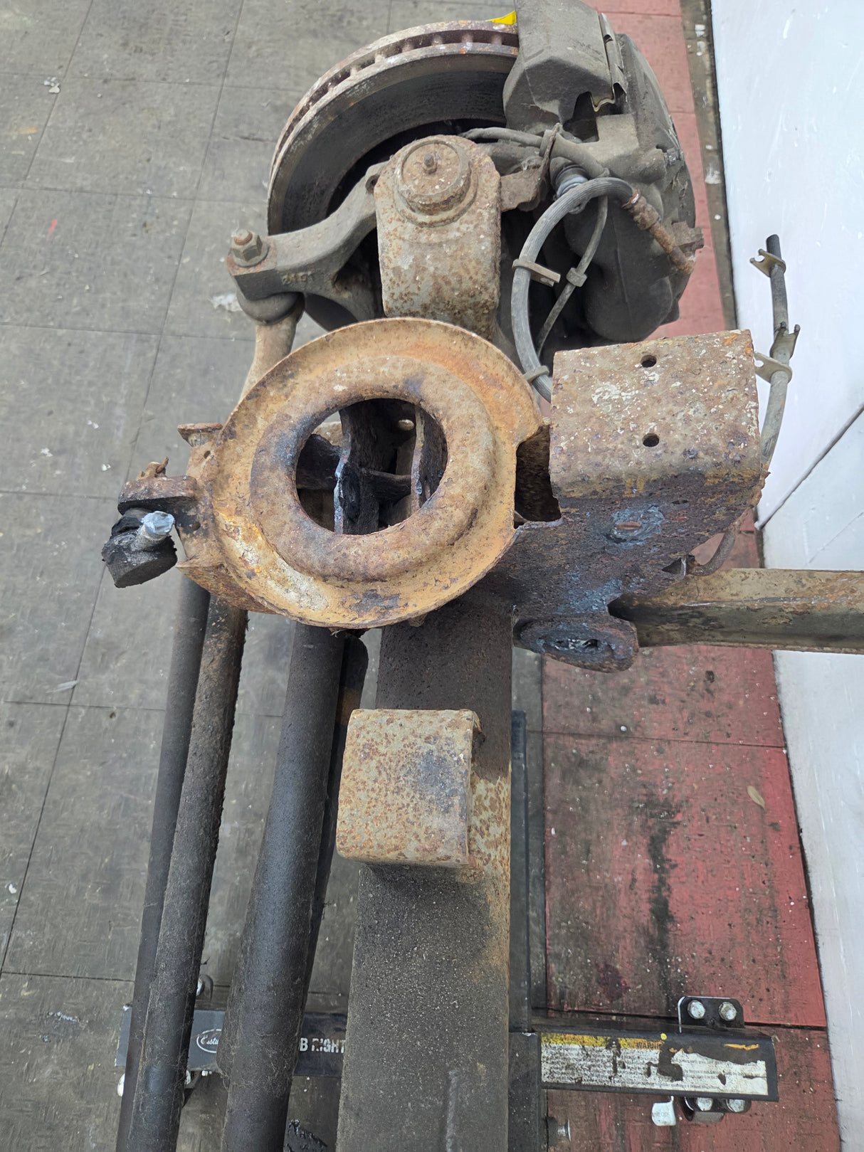 2000-2002 Dodge Ram 2500 4wd Dana 60 Front Axle Assembly 3.55 Ratio