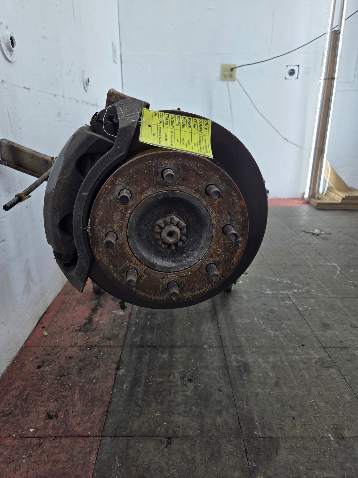 2000-2002 Dodge Ram 2500 4wd Dana 60 Front Axle Assembly 3.55 Ratio