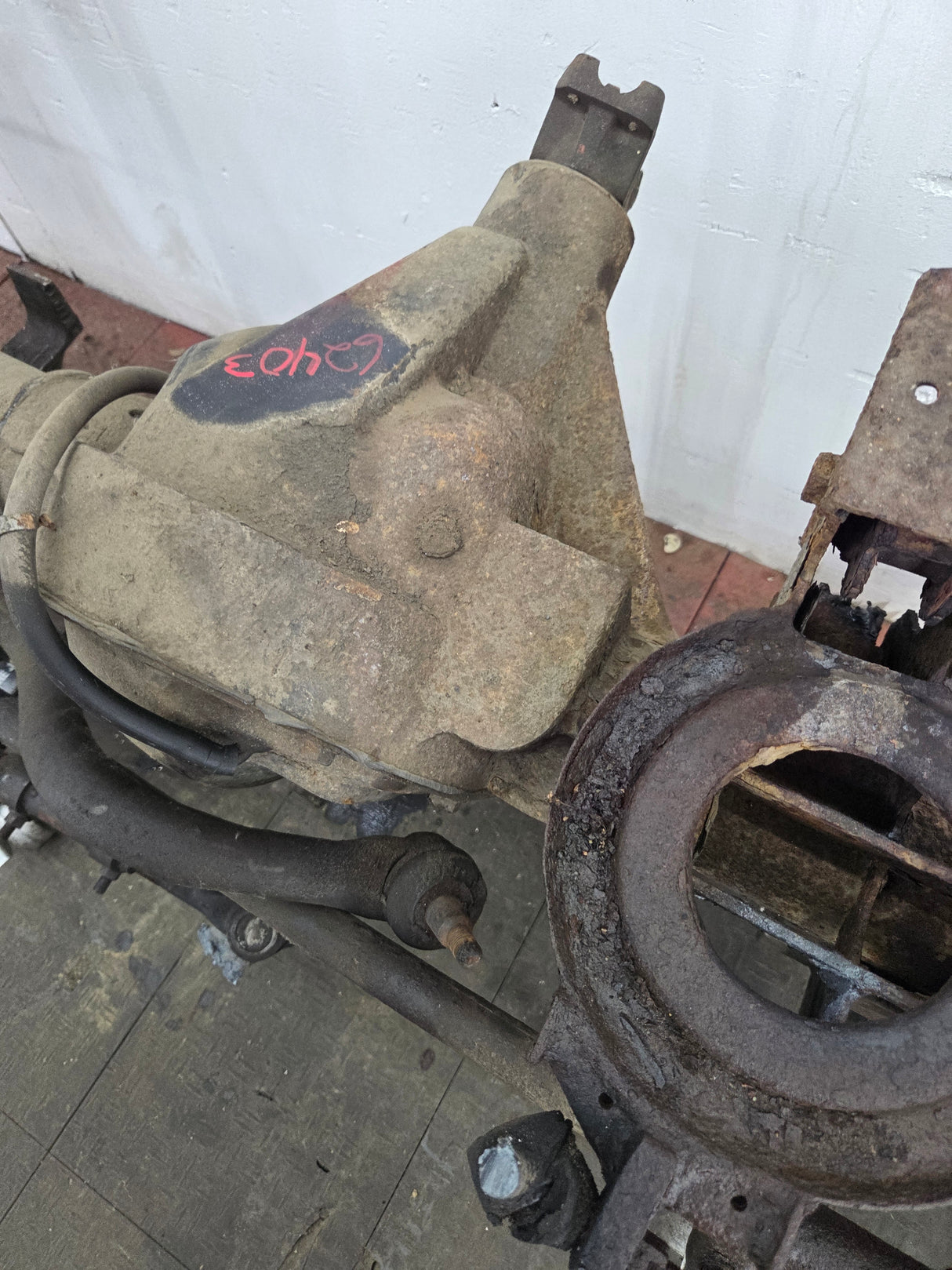 2000-2002 Dodge Ram 2500 4wd Dana 60 Front Axle Assembly 3.55 Ratio